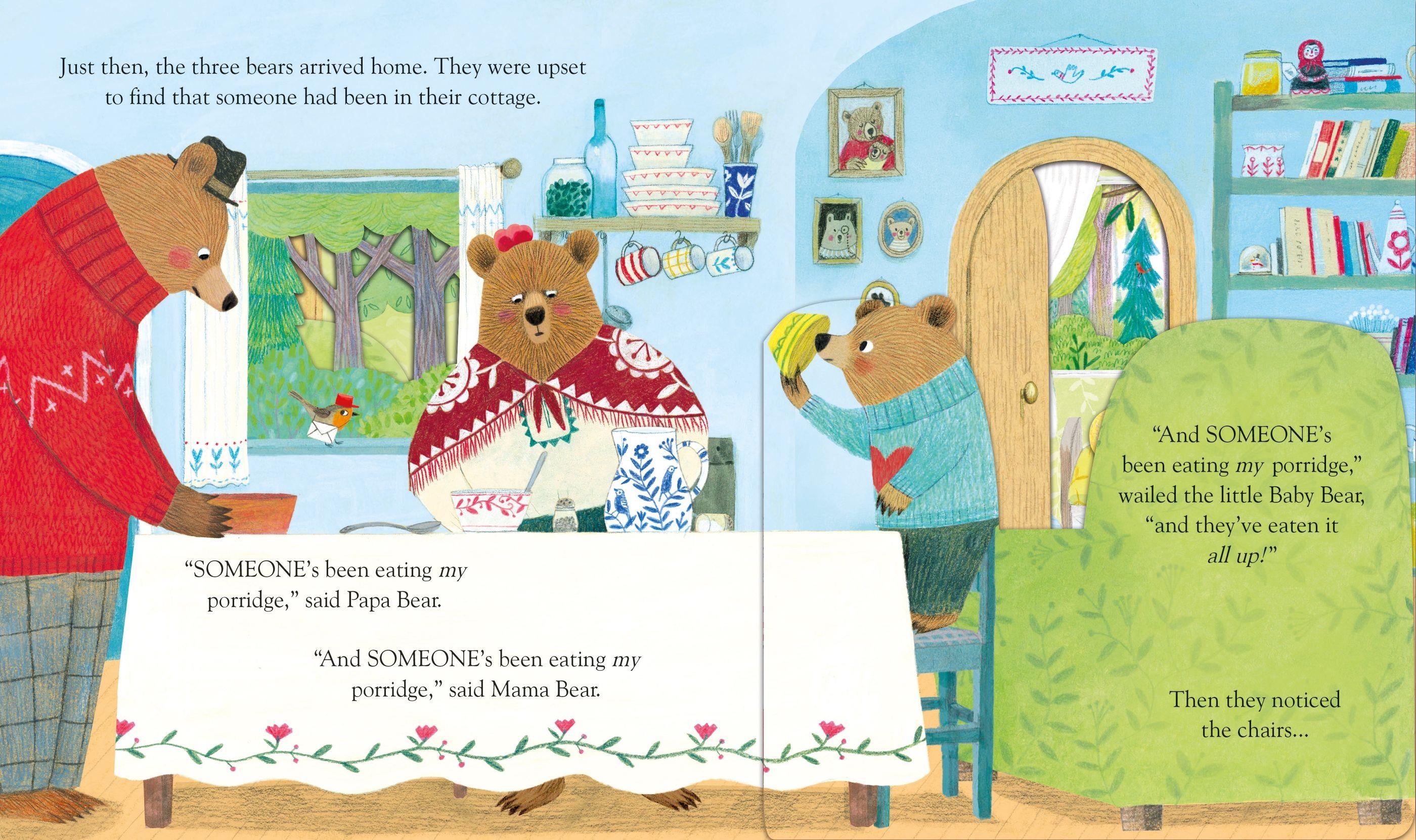 Usborne Peep Inside a Fairy Tale Goldilocks and Three Bears