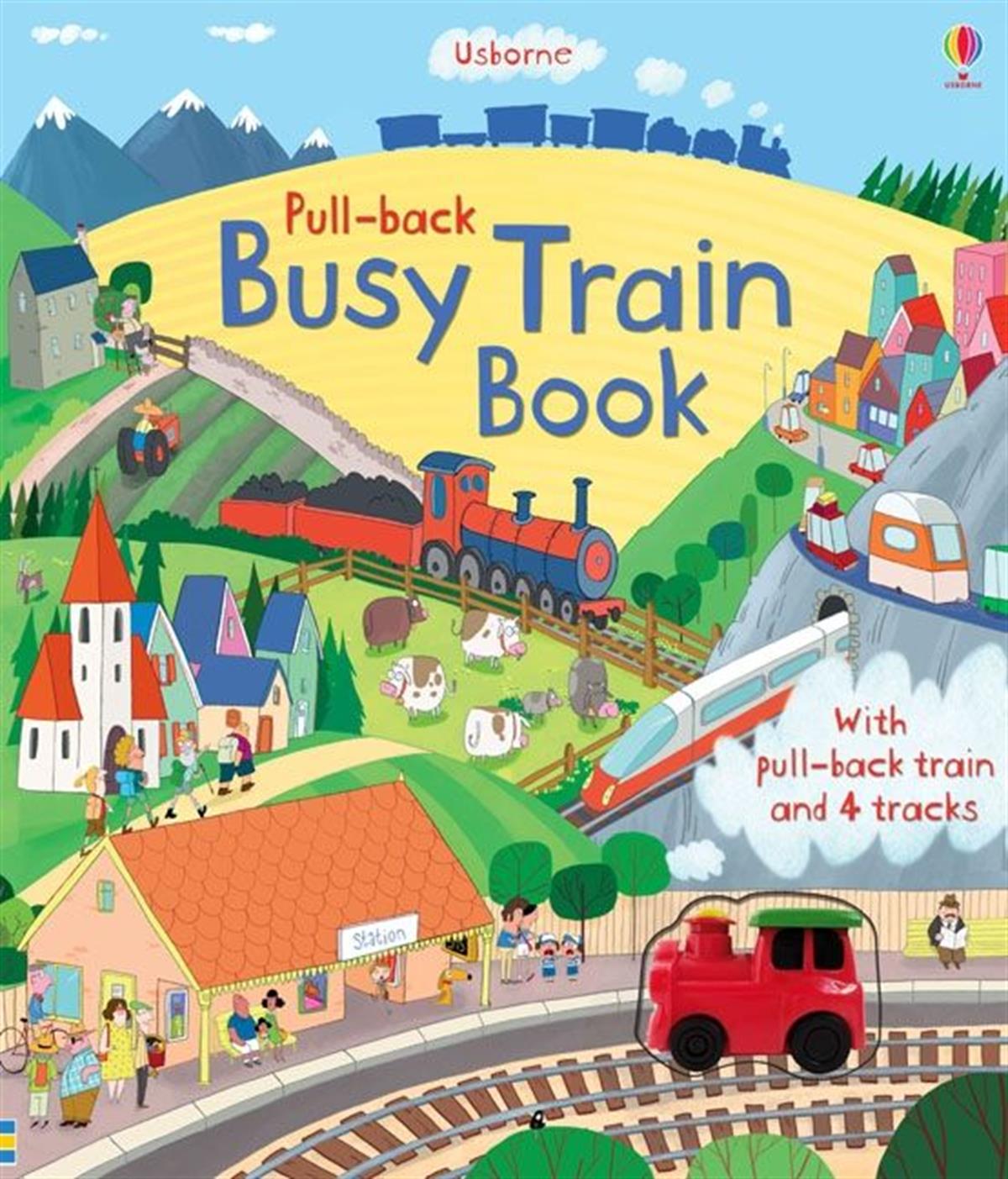 Usborne Pull-back Busy Train Book