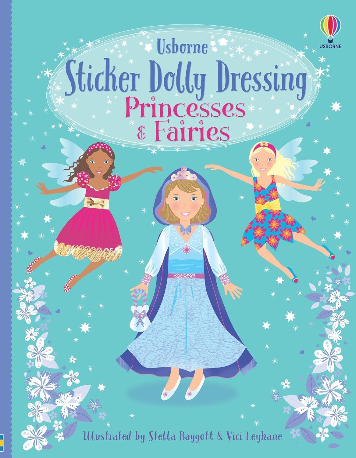 Usborne Sticker Dolly Dressing Princesses & Fairies