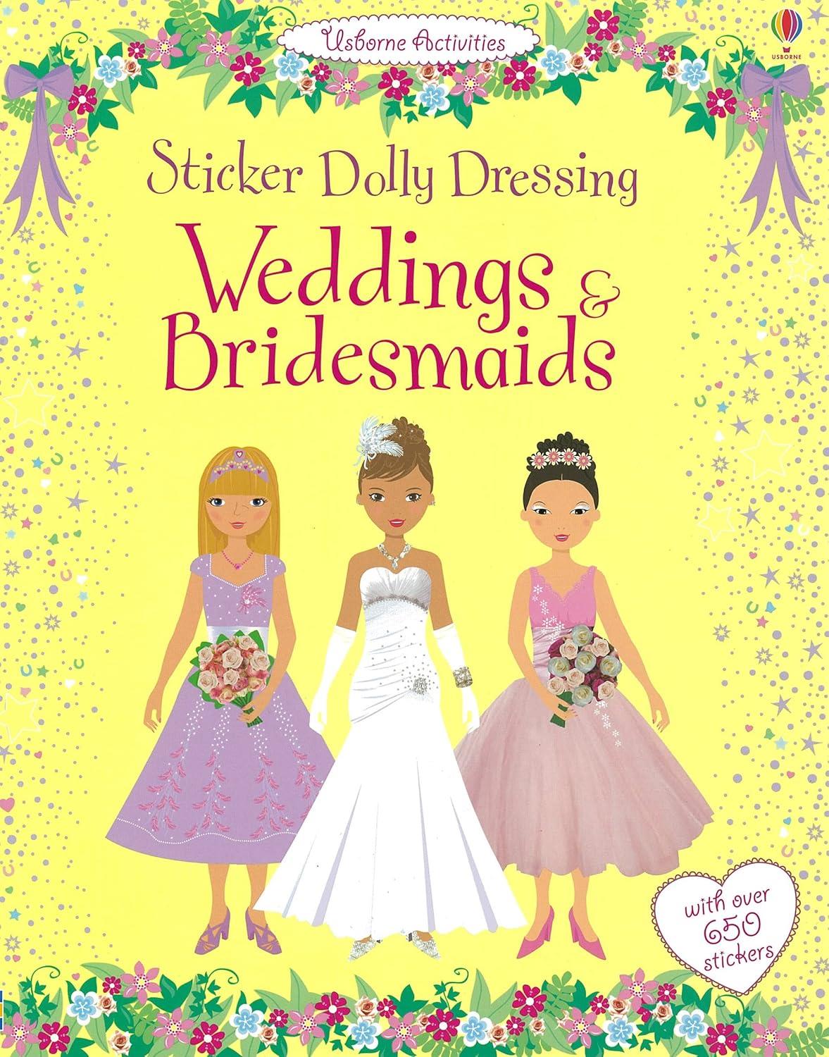 Usborne Sticker Dolly Dressing Wedding & Bridesmaids