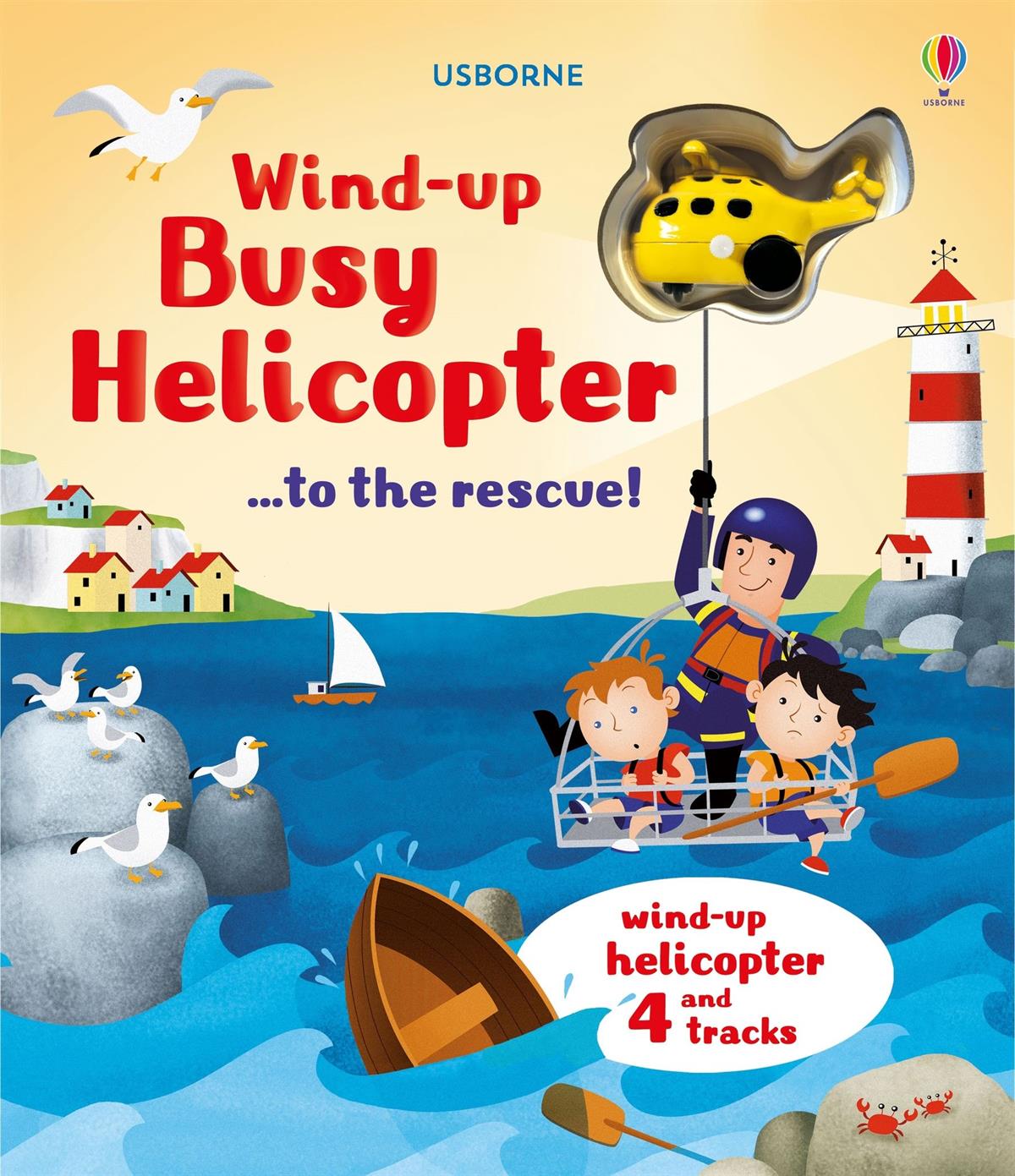 Usborne Wind Up Busy Helicopter to the Rescue