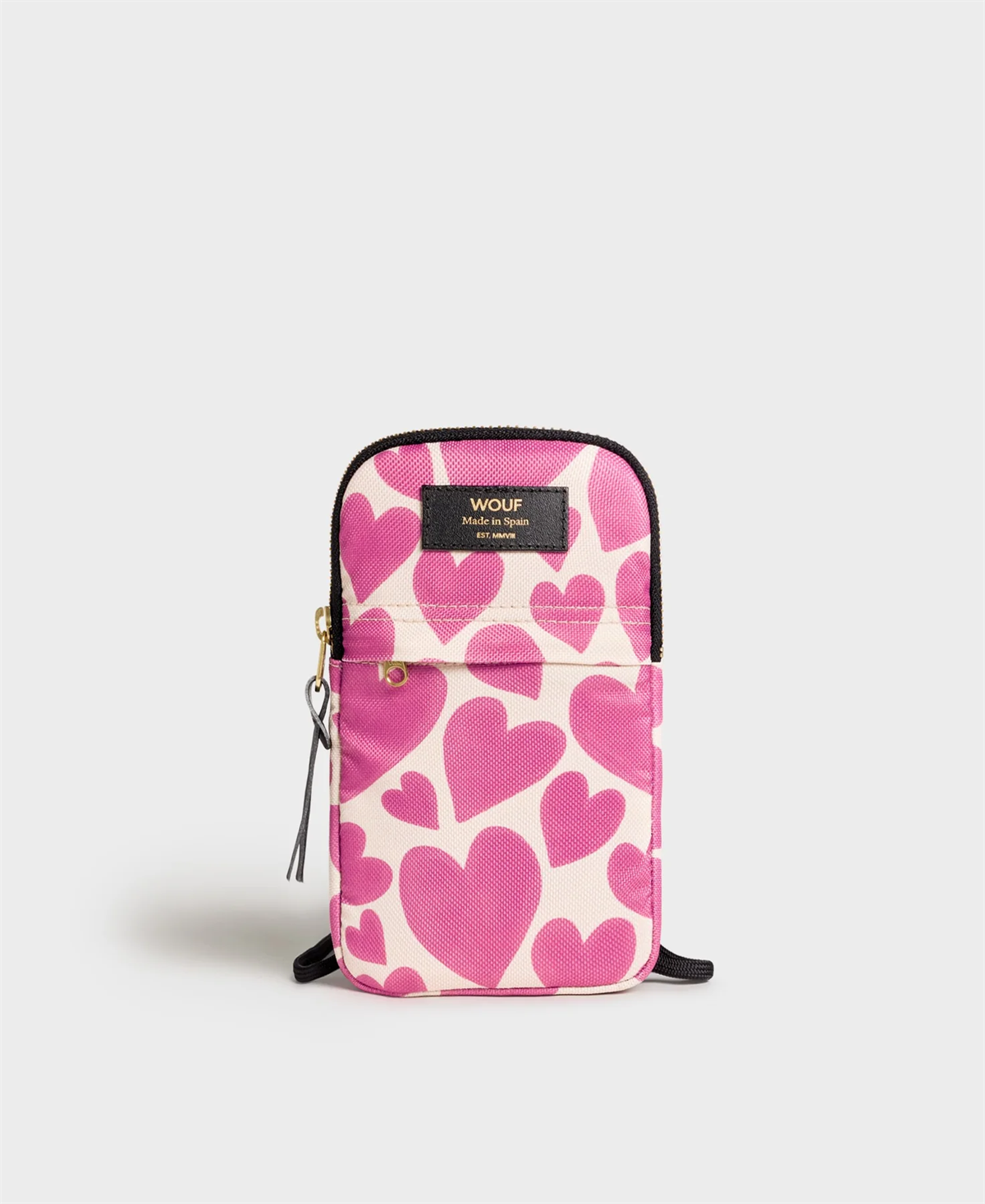 Wouf Pink Love Phone Bag - Pembe Kalp Telefon Çantası