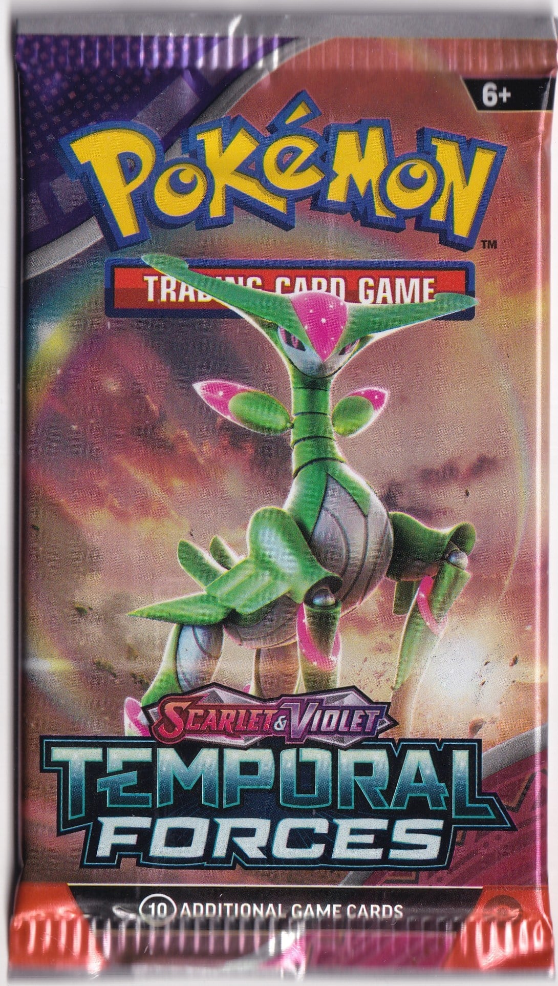 # Booster Pack #Pokemon TCG: Scarlet & Violet - Temporal Forces Orijinal Booster Pack (10 Kart)