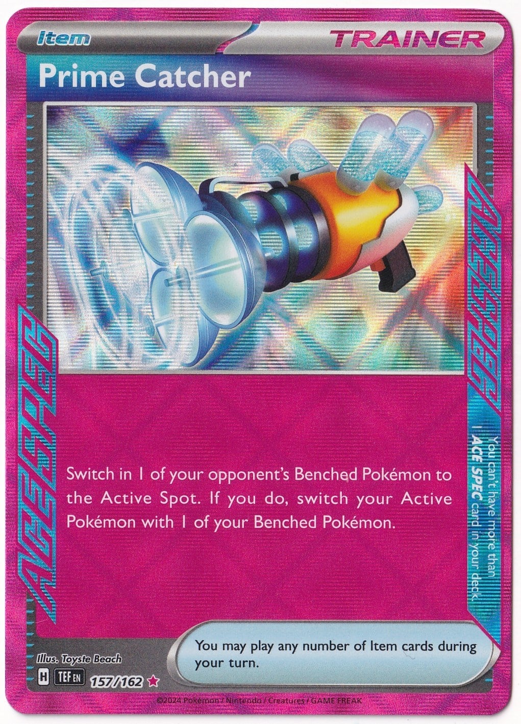 *** Özel Pokemon Kartları ***Prime Catcher #157 - Pokemon Temporal Forces - Pokemon Kartı (Mint)