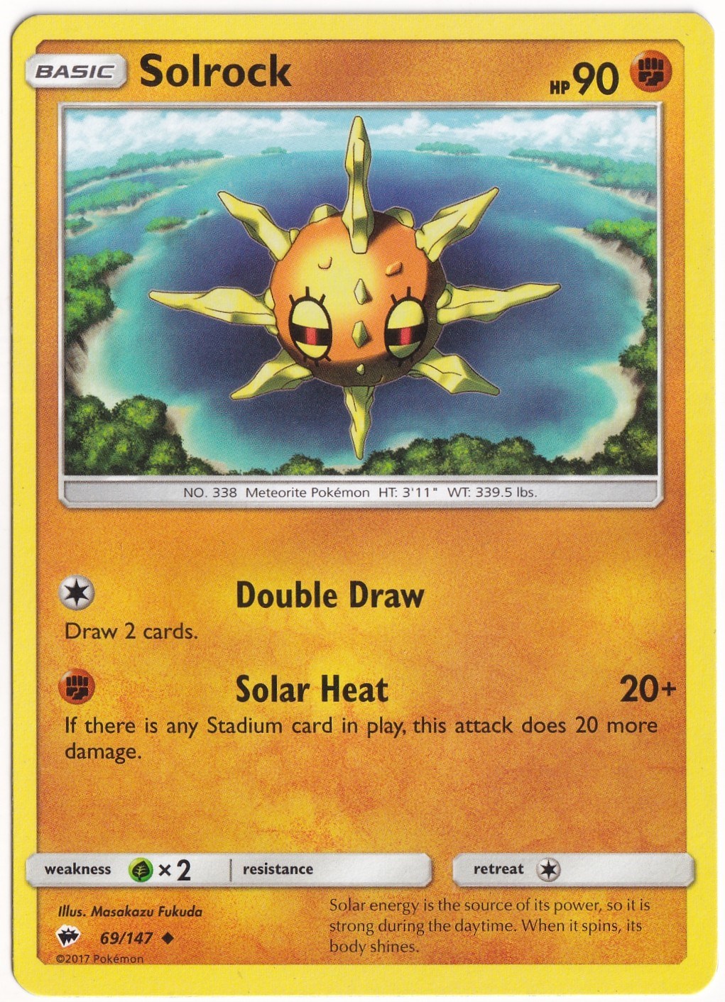 Burning ShadowsSolrock #69 - Pokemon Burning Shadows - Pokemon Kartı (Mint)