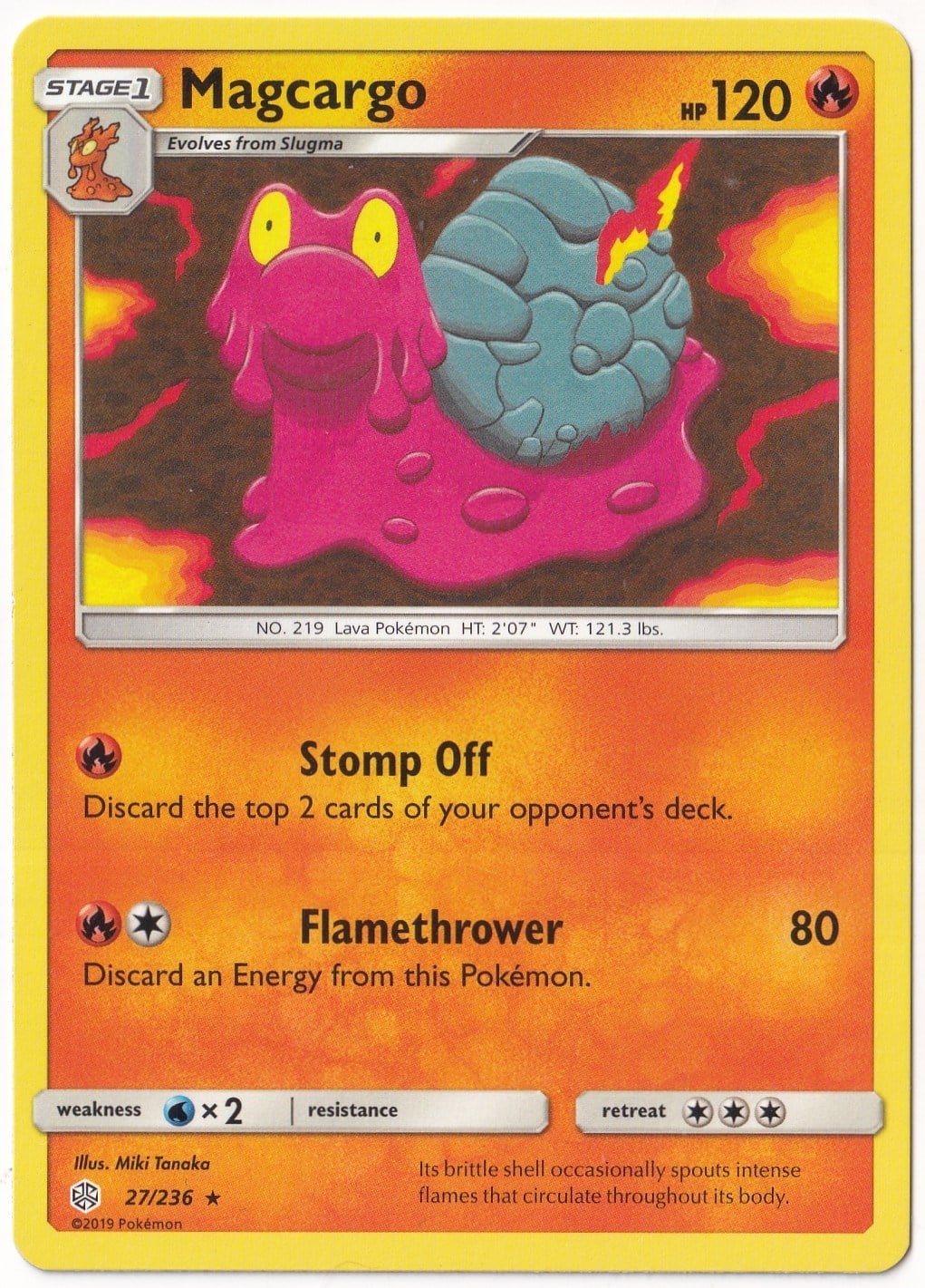 Cosmic EclipseMagcargo #27 - Pokemon Cosmic Eclipse - Pokemon Kartı (Mint)