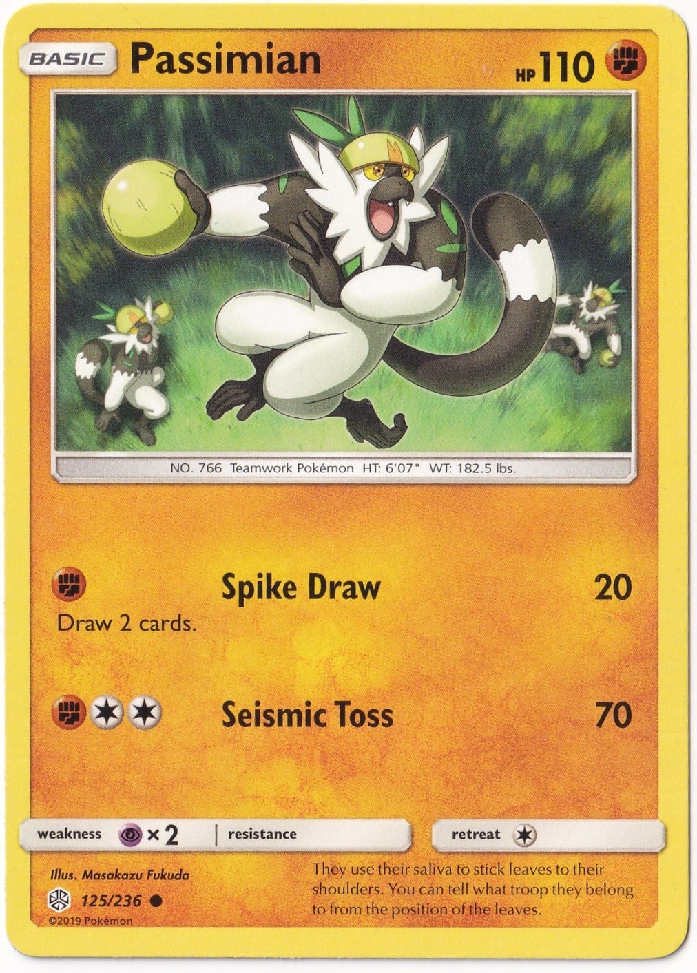 Cosmic EclipsePassimian #125 - Pokemon Cosmic Eclipse - Pokemon Kartı (Mint)