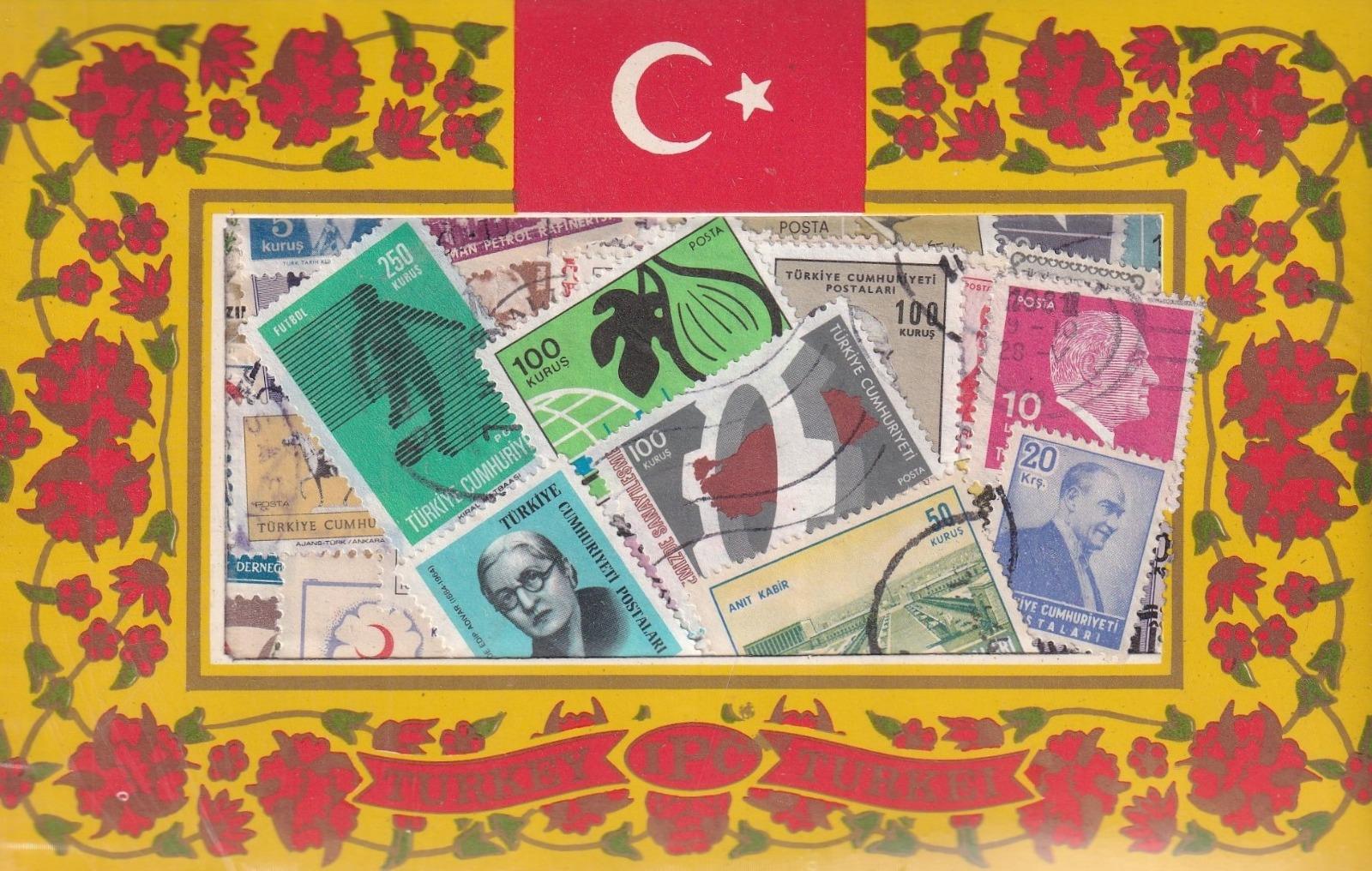 Damgalı Tüm Seri Pul Koleksiyonu50 Çeşit Damgalı Pul Koleksiyonu (IPC)