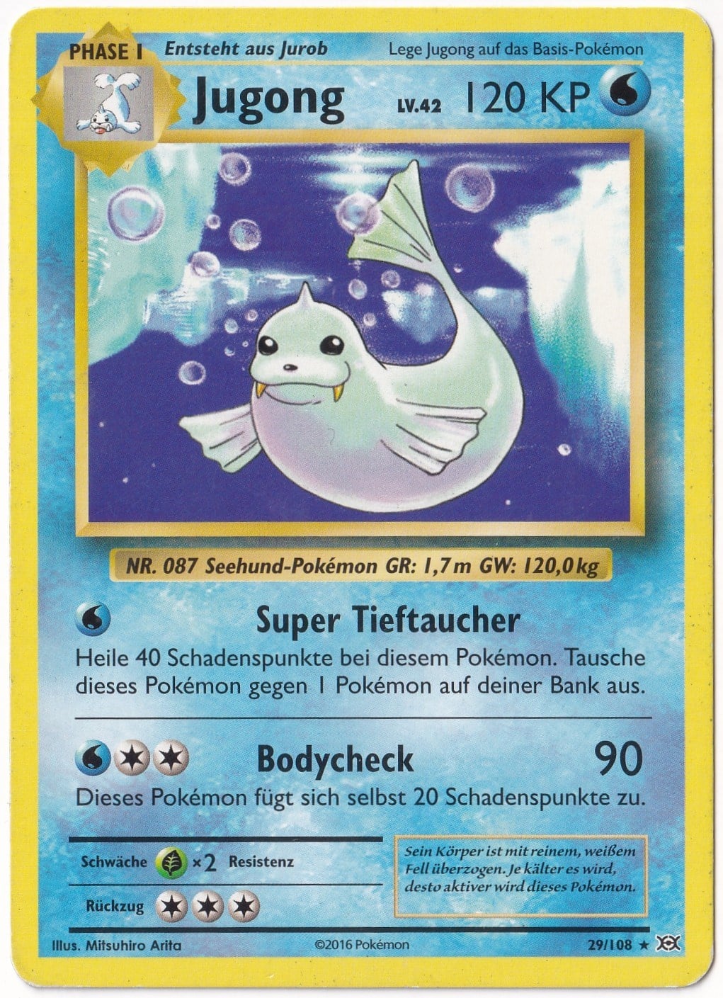EvolutionsDewgong #29 (Jugong) - Pokemon Almanca Evolutions - Pokemon Kartı (NM- Near Mint)