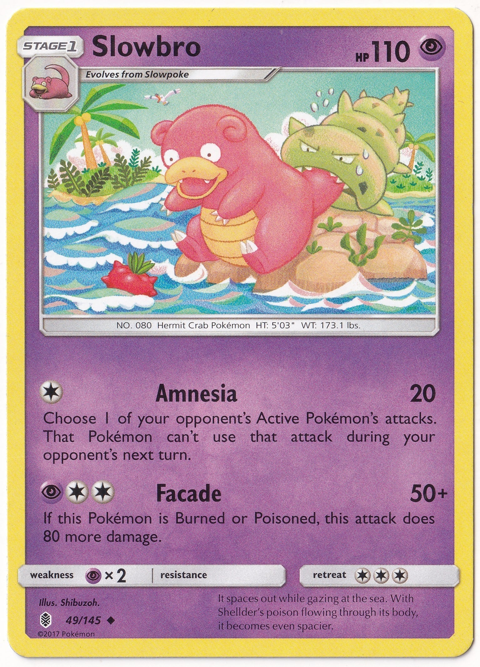Guardians RisingSlowbro #49 - Pokemon Guardians Rising - Pokemon Kartı (Mint)