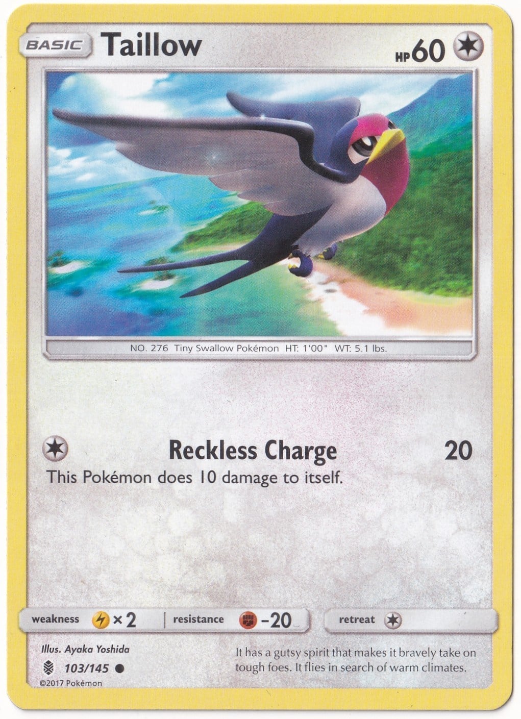 Guardians RisingTaillow #103 - Pokemon Guardians Rising - Pokemon Kartı (Mint)