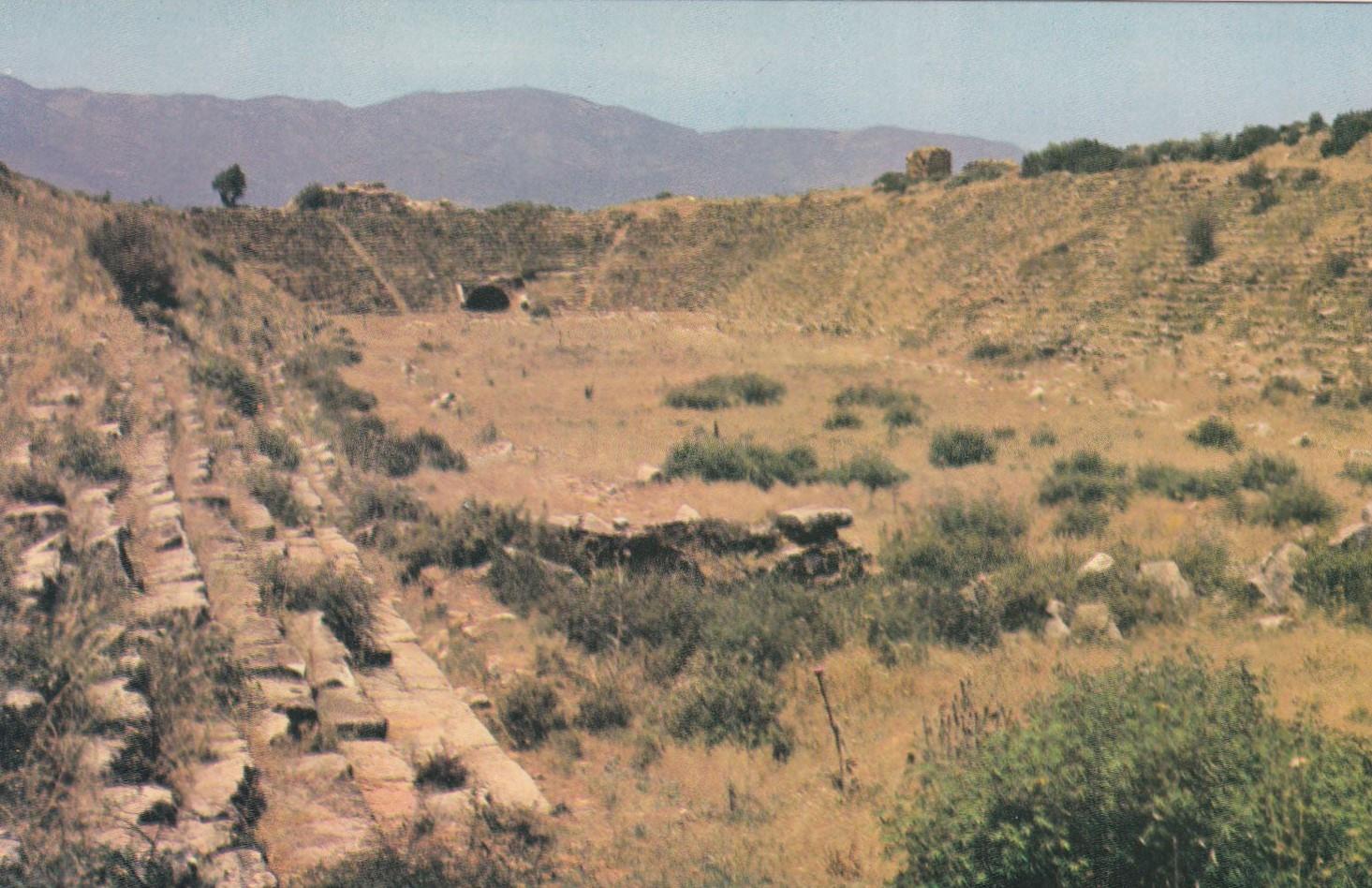 KartpostalAfrodisias, Antik Stadyum, Aydın Kartpostalı