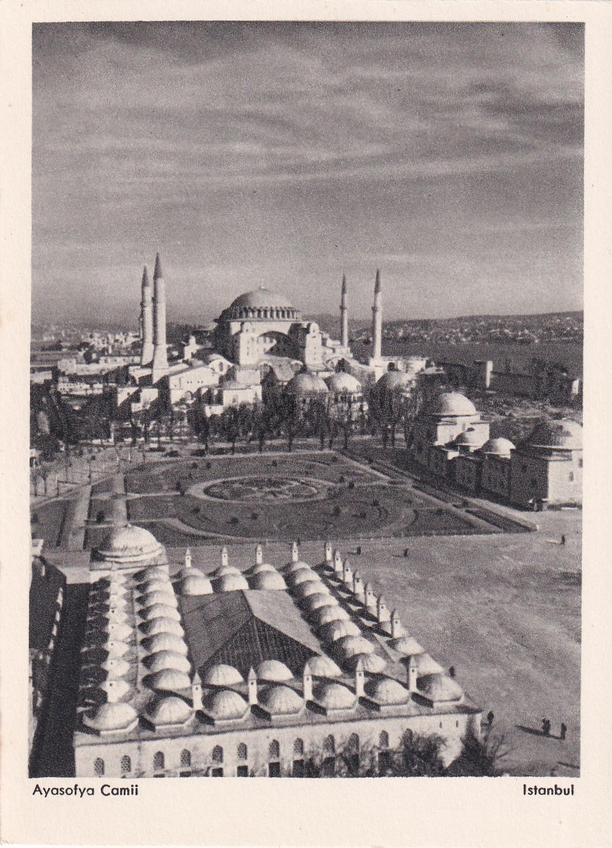 KartpostalAyasofya Camii, İstanbul Kartpostalı
