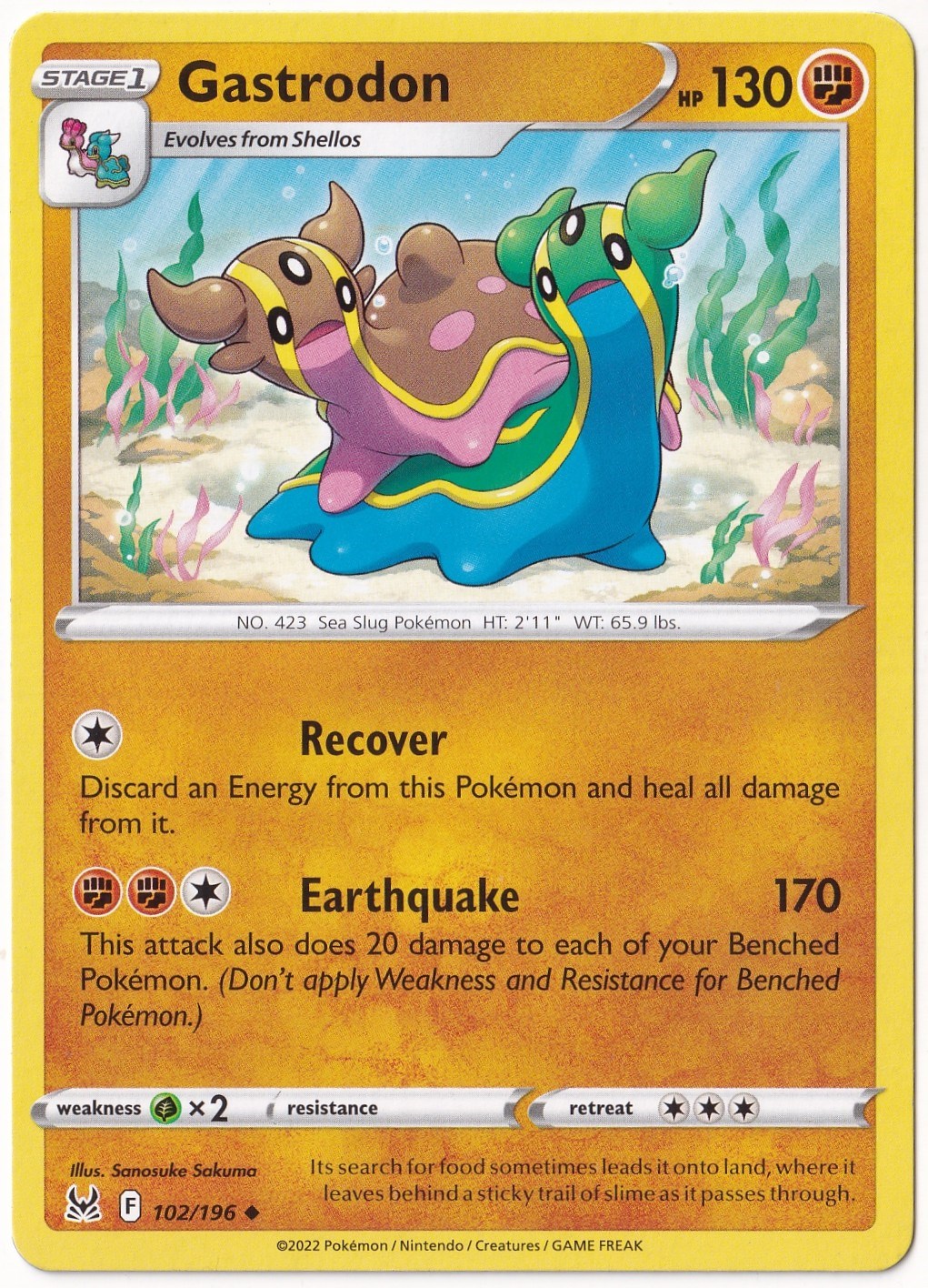 Lost OriginGastrodon #102 - Pokemon Lost Origin - Pokemon Kartı (Mint)