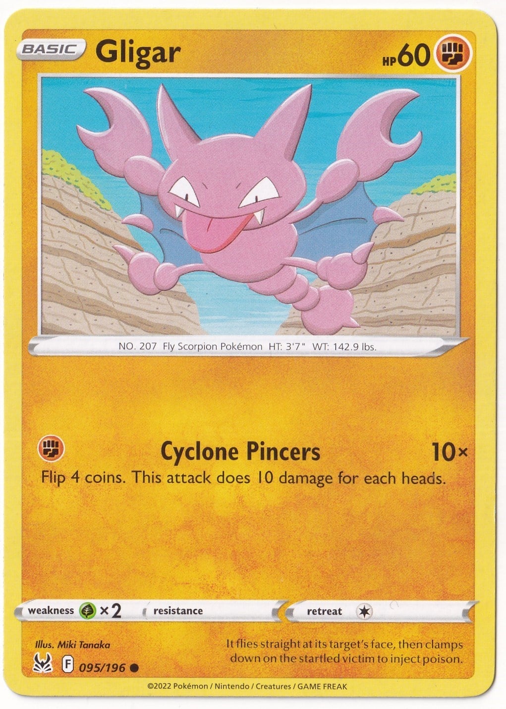 Lost OriginGligar #95 - Pokemon Lost Origin - Pokemon Kartı (Mint)