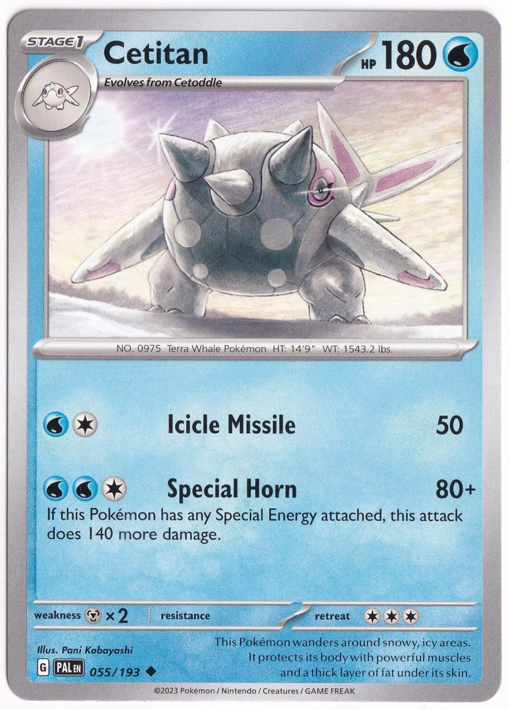Paldea EvolvedCetitan 055/193 - Paldea Evolved - Pokemon Kartı (Mint)