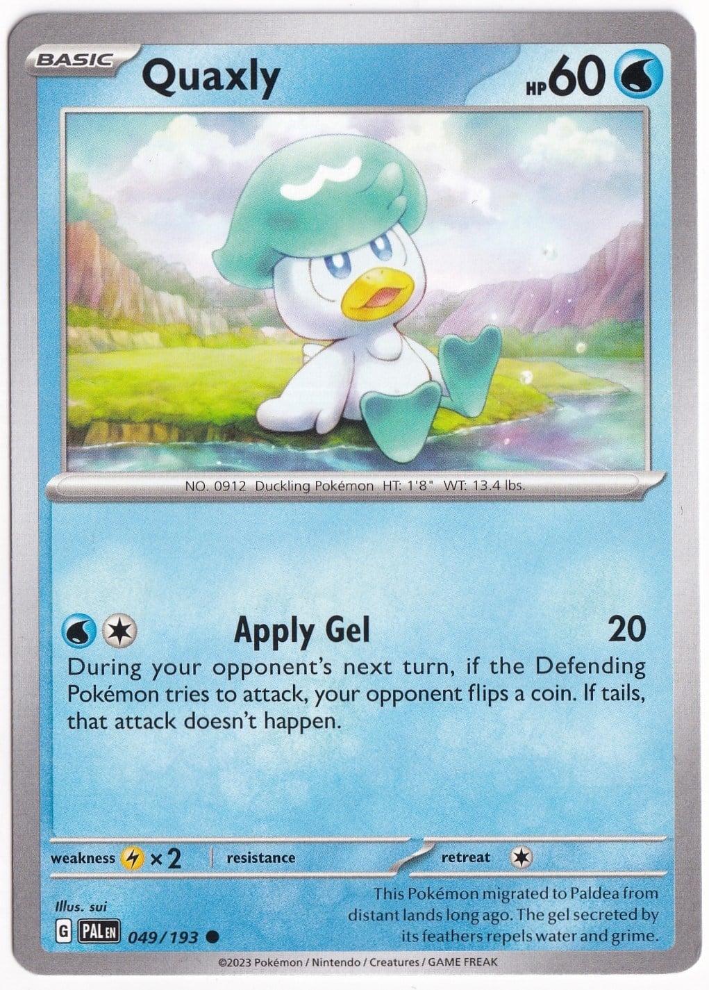 Paldea EvolvedQuaxly 049/193 - Paldea Evolved - Pokemon Kartı (Mint)