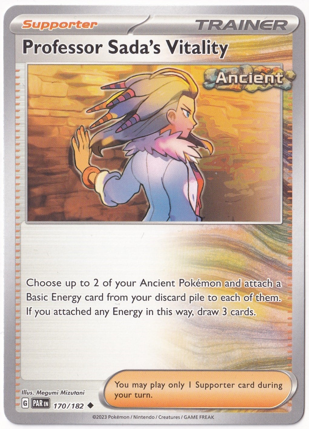 Paradox RiftProfessor Sada's Vitality 170/182 - Paradox Rift - Pokemon Kartı (Mint)