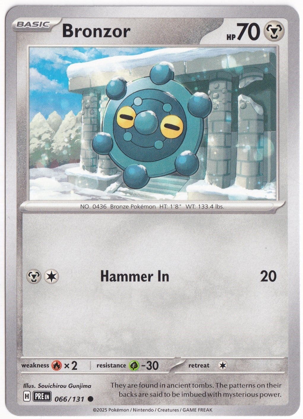 Prismatic EvolutionsBronzor 066/131 - Prismatic Evolutions - Pokemon Kartı (Mint)