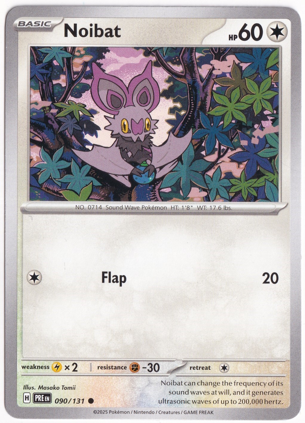 Prismatic EvolutionsNoibat 090/131 - Prismatic Evolutions - Pokemon Kartı (Mint)