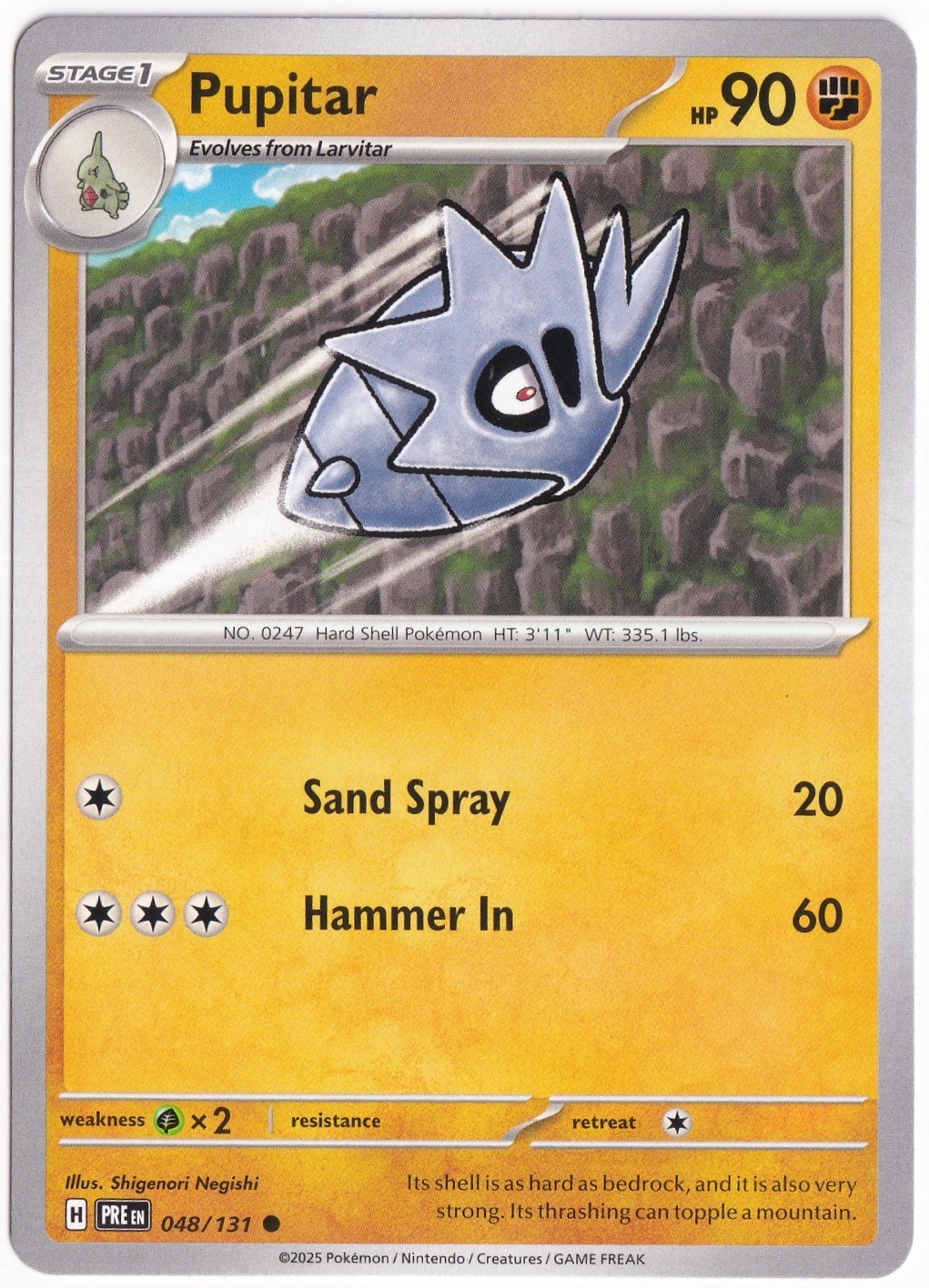 Prismatic EvolutionsPupitar 048/131 - Prismatic Evolutions - Pokemon Kartı (Mint)