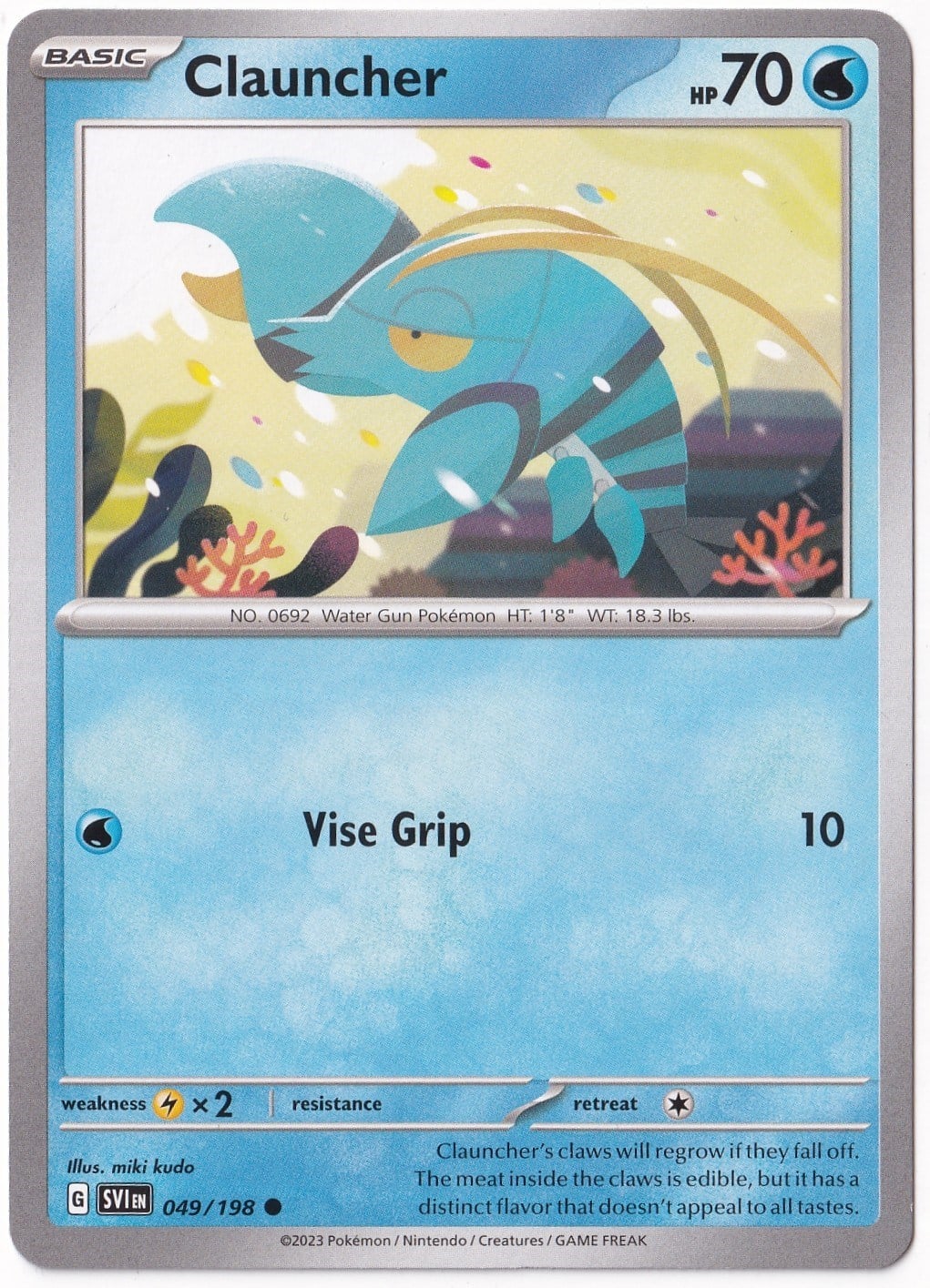 Scarlet & VioletClauncher 049/198 - Scarlet & Violet - Pokemon Kartı (Mint)