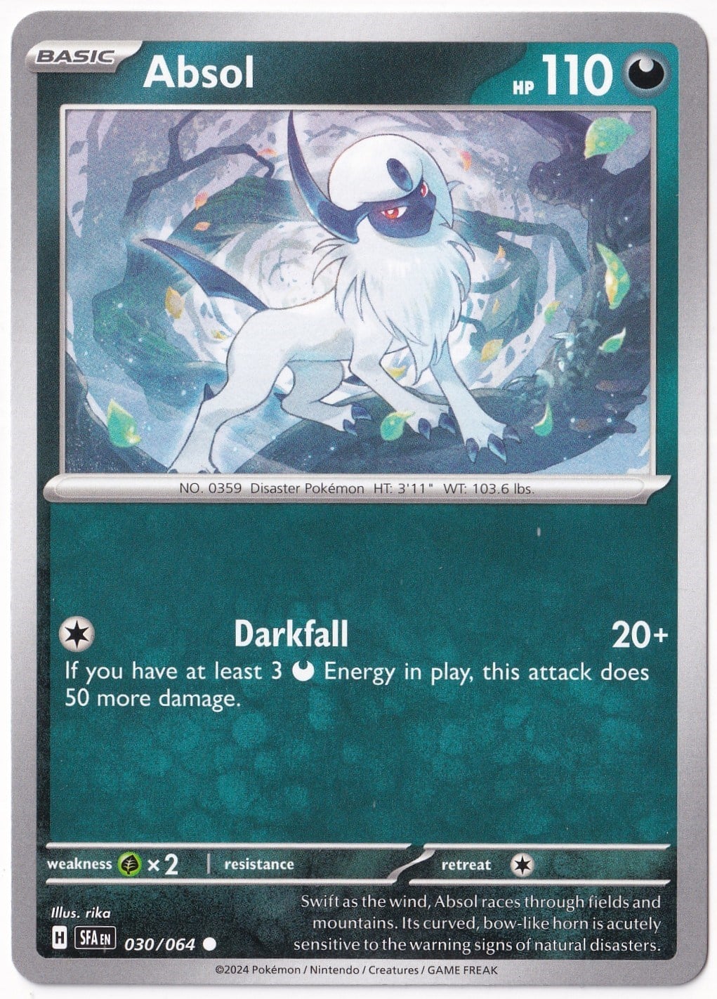 Shrouded FableAbsol 030/064 - hrouded Fable - Pokemon Kartı (Mint)