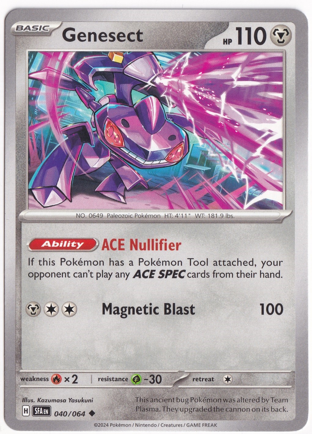 Shrouded FableGenesect #40 Pokemon Shrouded Fable Pokemon Oyun Kartı
