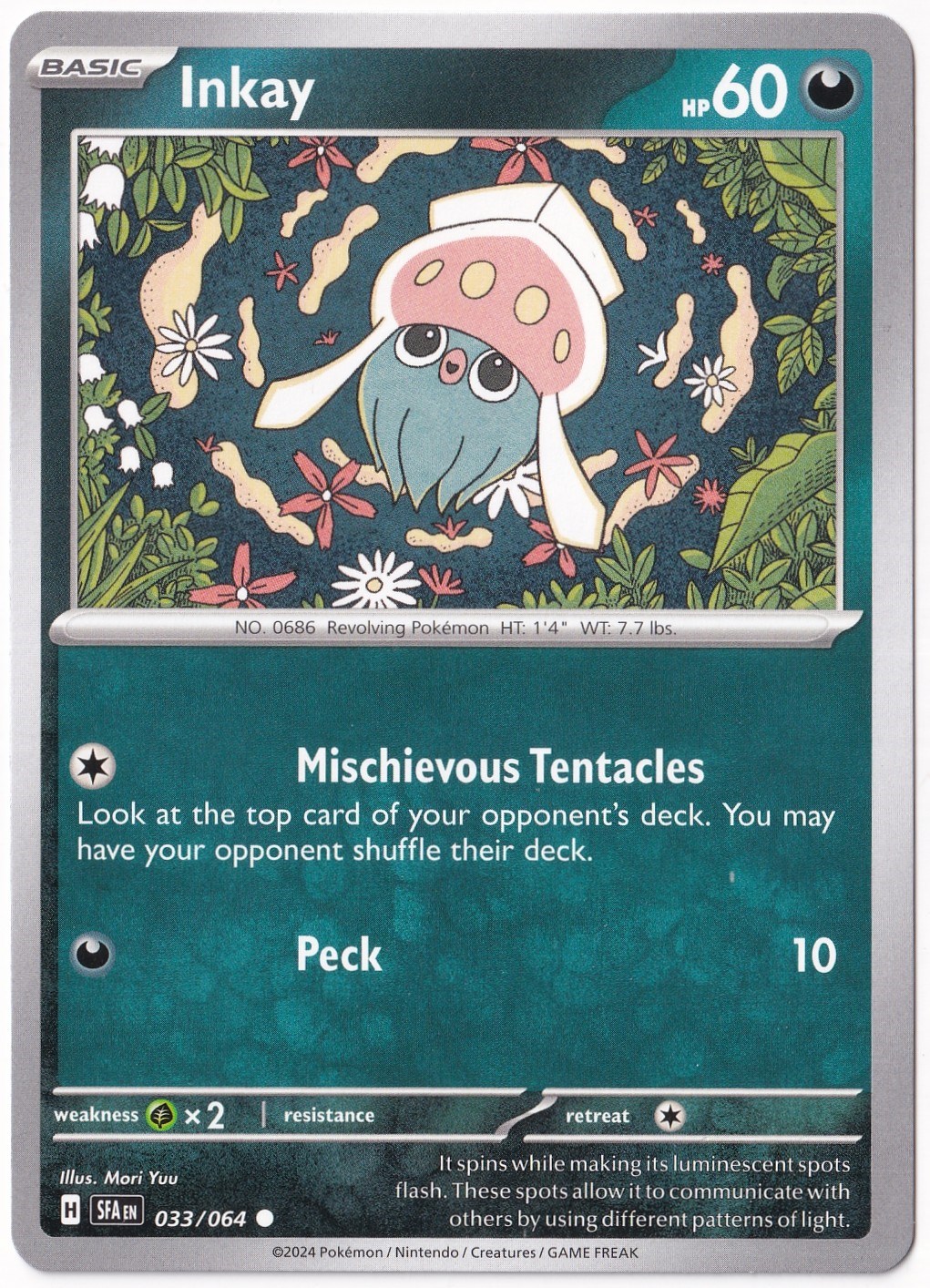 Shrouded FableInkay 033/064 - hrouded Fable - Pokemon Kartı (Mint)