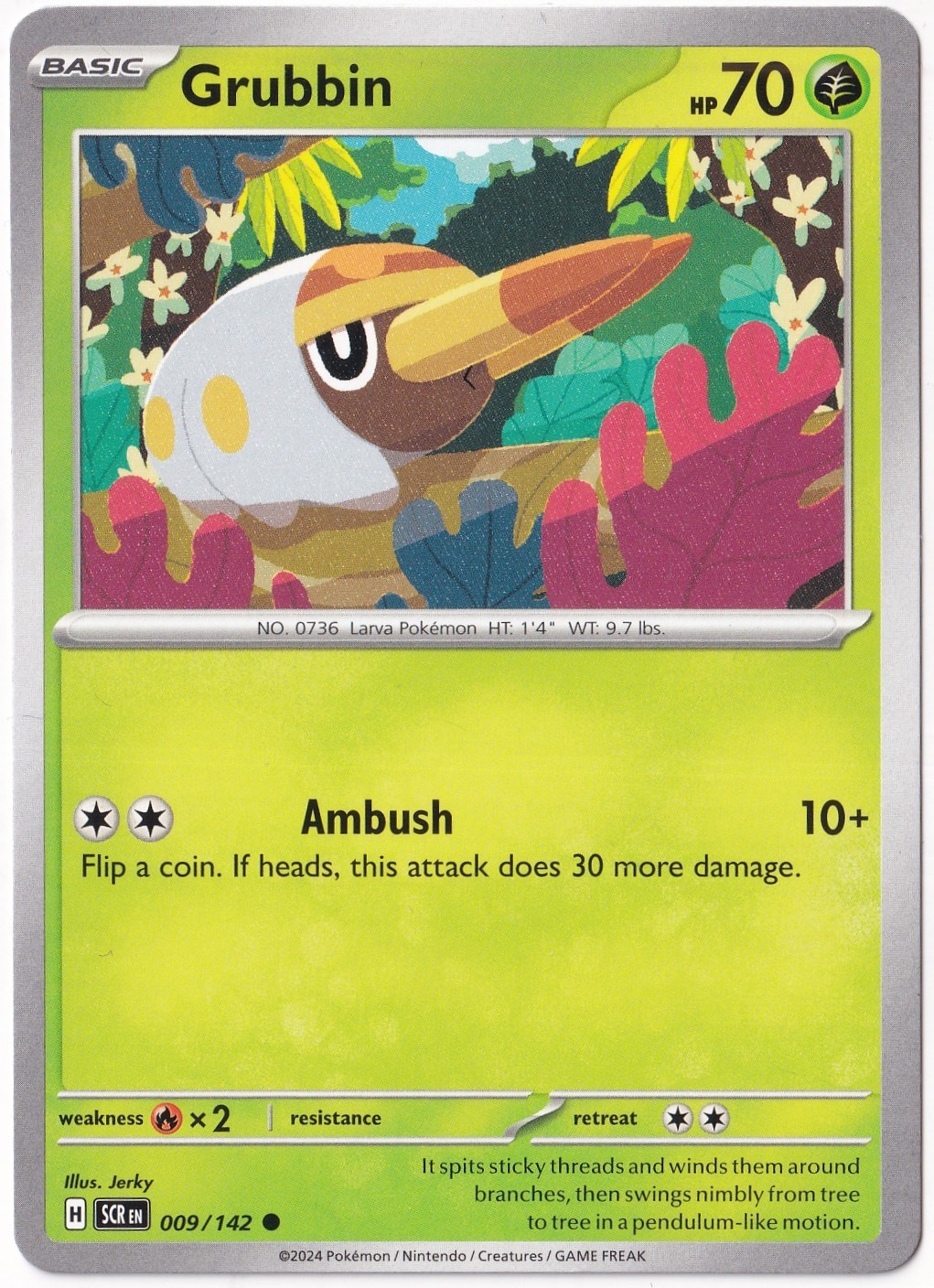 Stellar CrownGrubbin 009/142 - Stellar Crown - Pokemon Kartı (Mint)