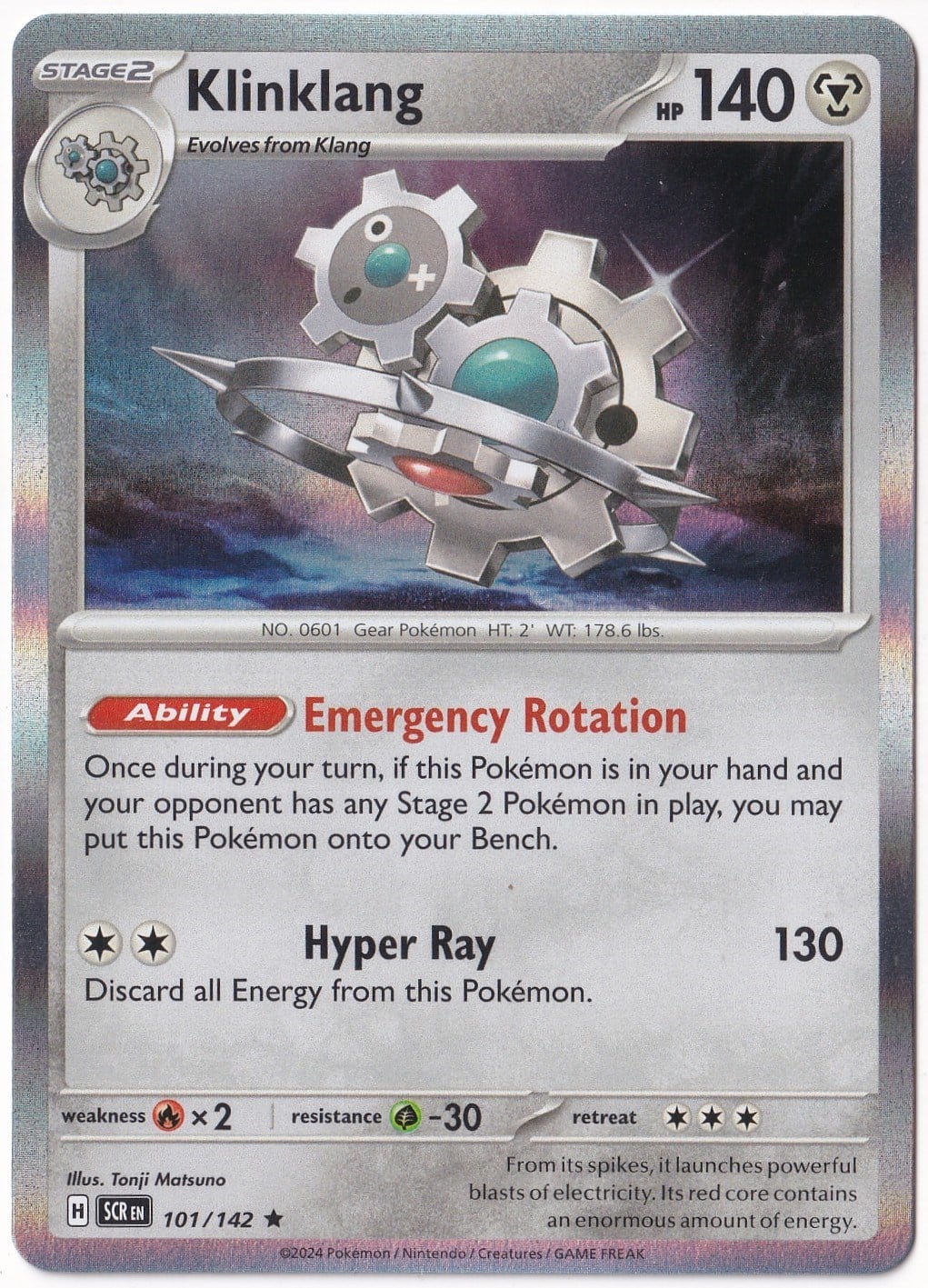 Stellar CrownKlinklang 101/142 - Stellar Crown - Pokemon Kartı (Mint)