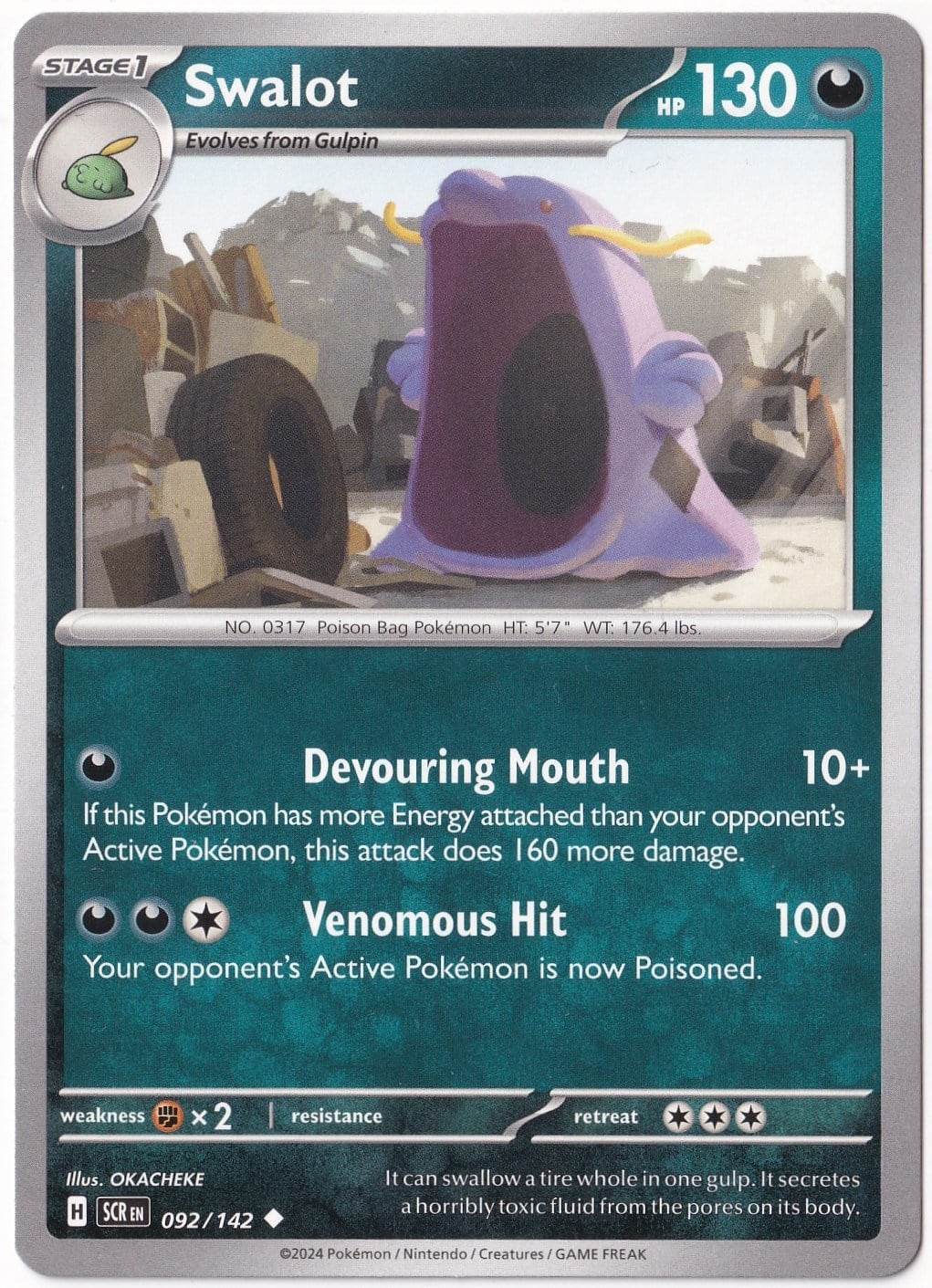 Stellar CrownSwalot 092/142 - Stellar Crown - Pokemon Kartı (Mint)