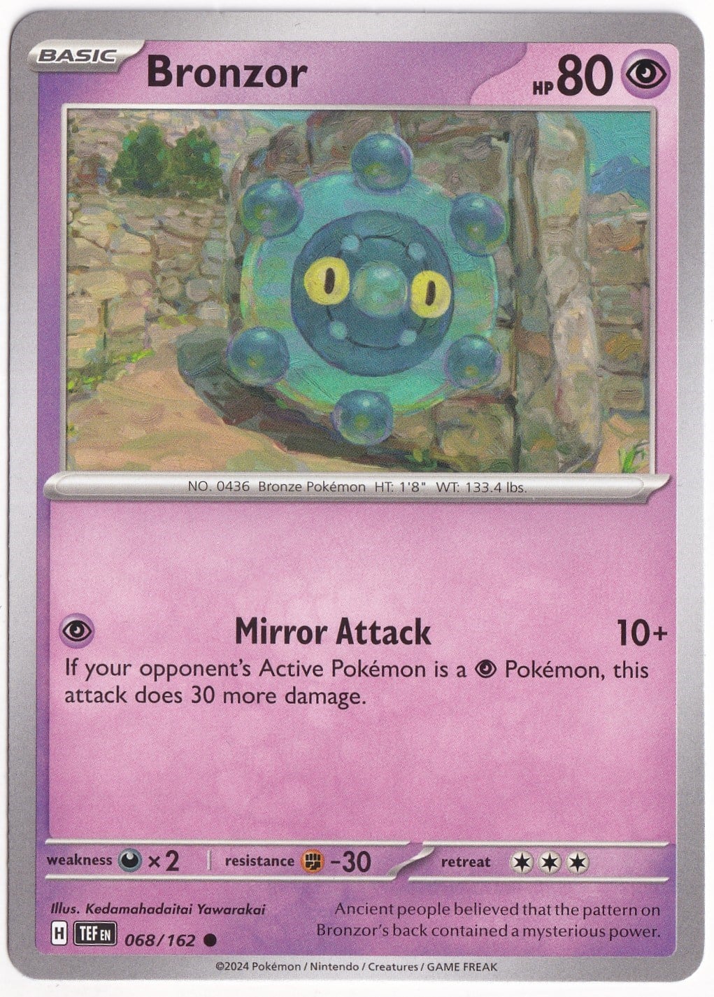 Temporal ForcesBronzor 068/162 - Temporal Forces - Pokemon Kartı (Mint)