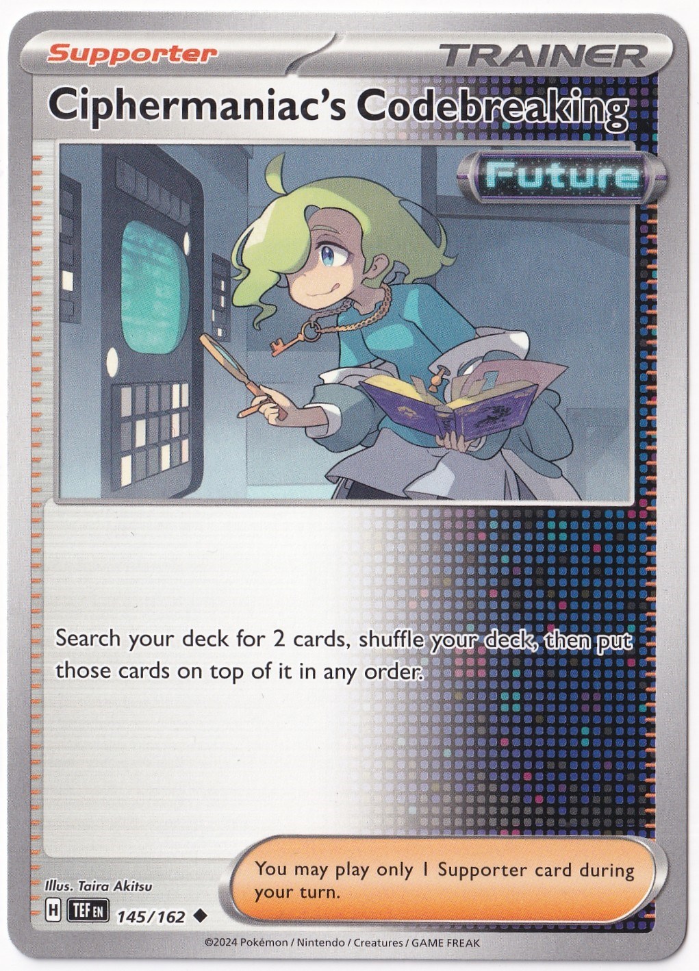 Temporal ForcesCiphermaniac's Codebreaking 145/162 - Temporal Forces - Pokemon Kartı (Mint)