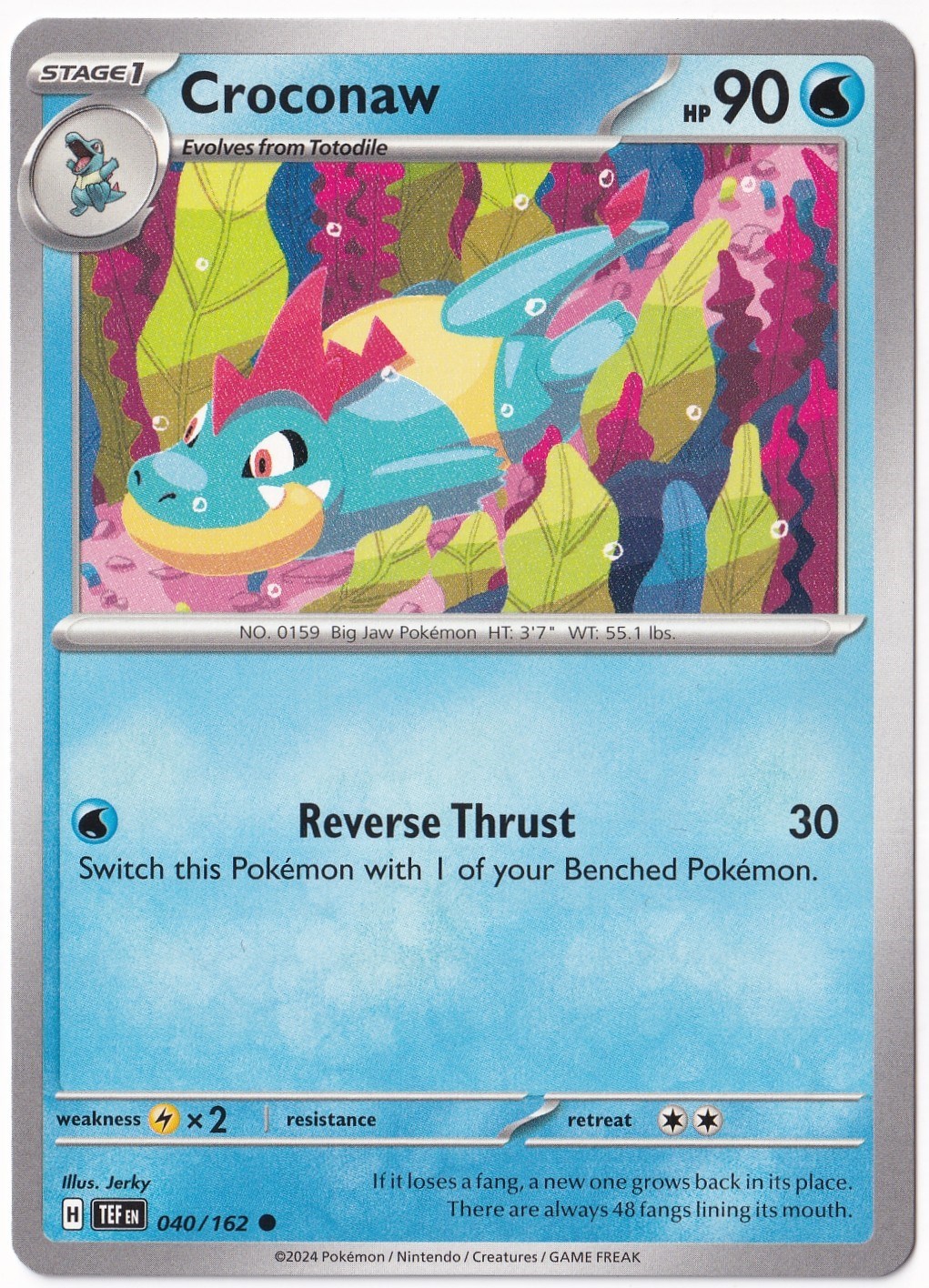Temporal ForcesCroconaw 040/162 - Temporal Forces - Pokemon Kartı (Mint)