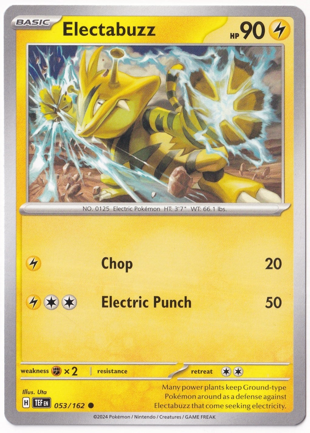 Temporal ForcesElectabuzz 053/162 - Temporal Forces - Pokemon Kartı (Mint)