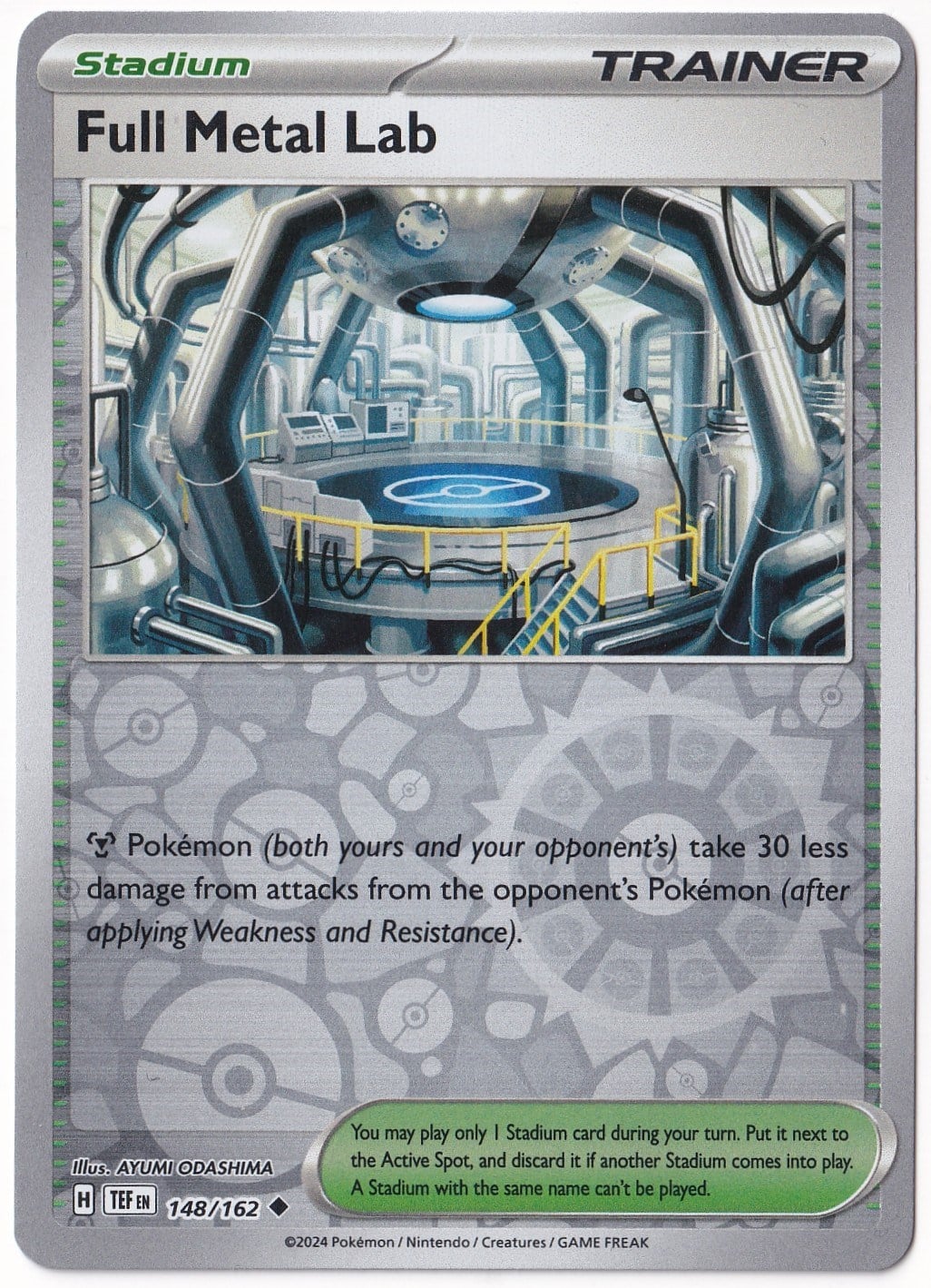 Temporal ForcesFull Metal Lab [Reverse Holo] #148 - Temporal Forces - Pokemon Kartı (Mint)