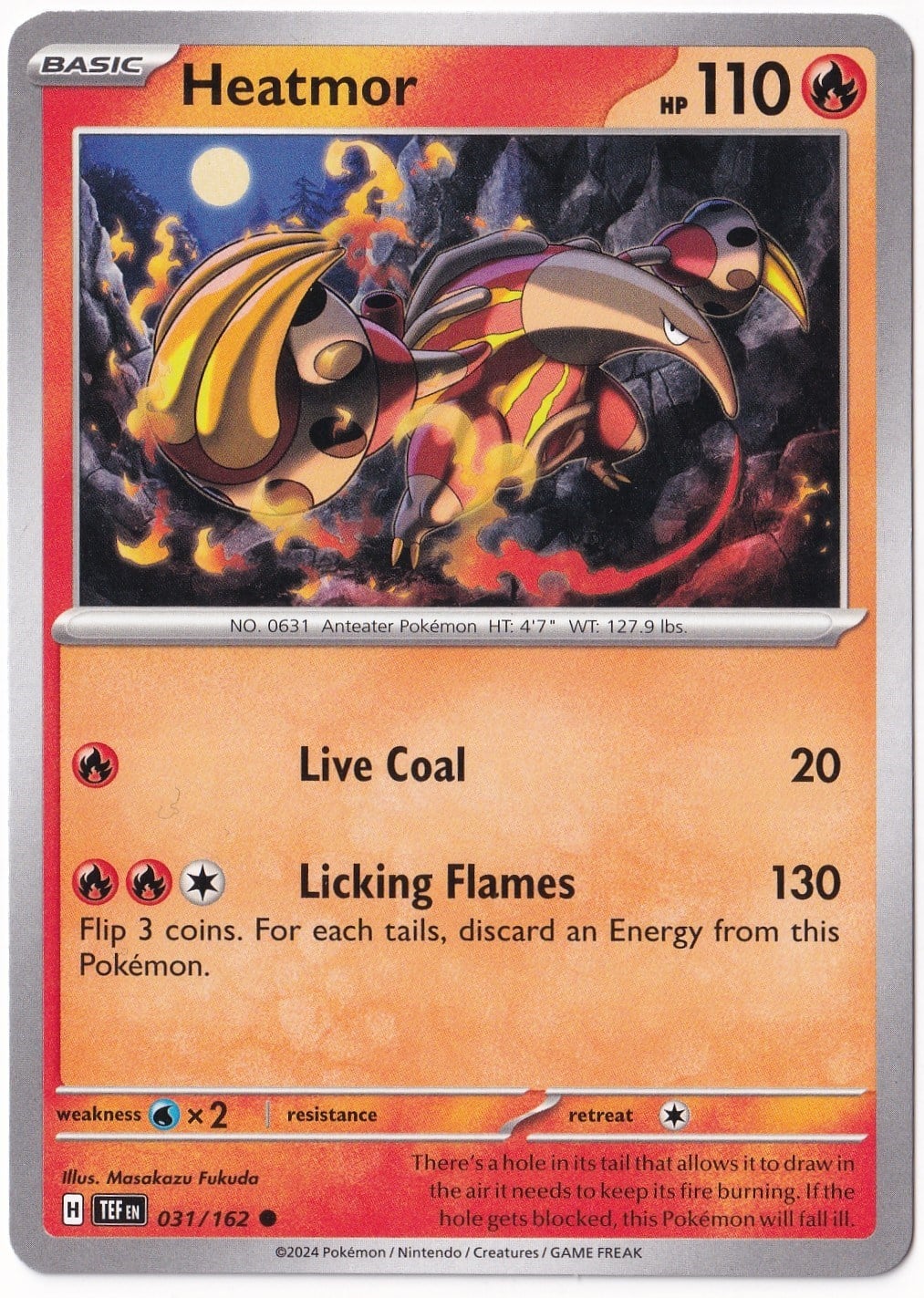 Temporal ForcesHeatmor 031/162 - Temporal Forces - Pokemon Kartı (Mint)
