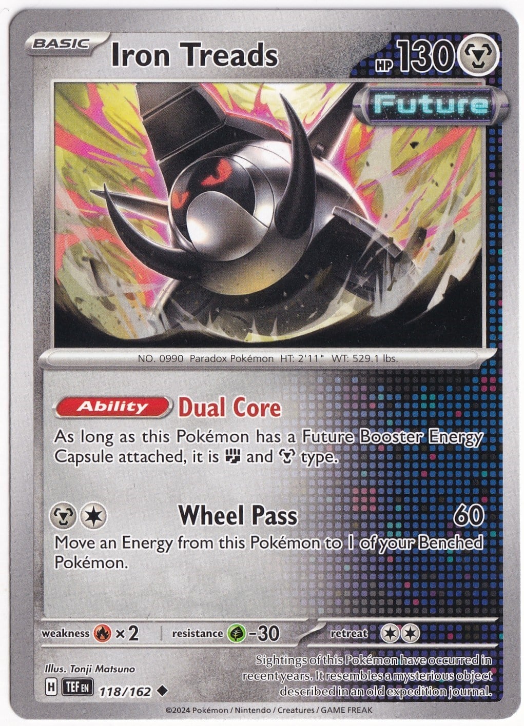 Temporal ForcesIron Treads 118/162 - Temporal Forces - Pokemon Kartı (Mint)