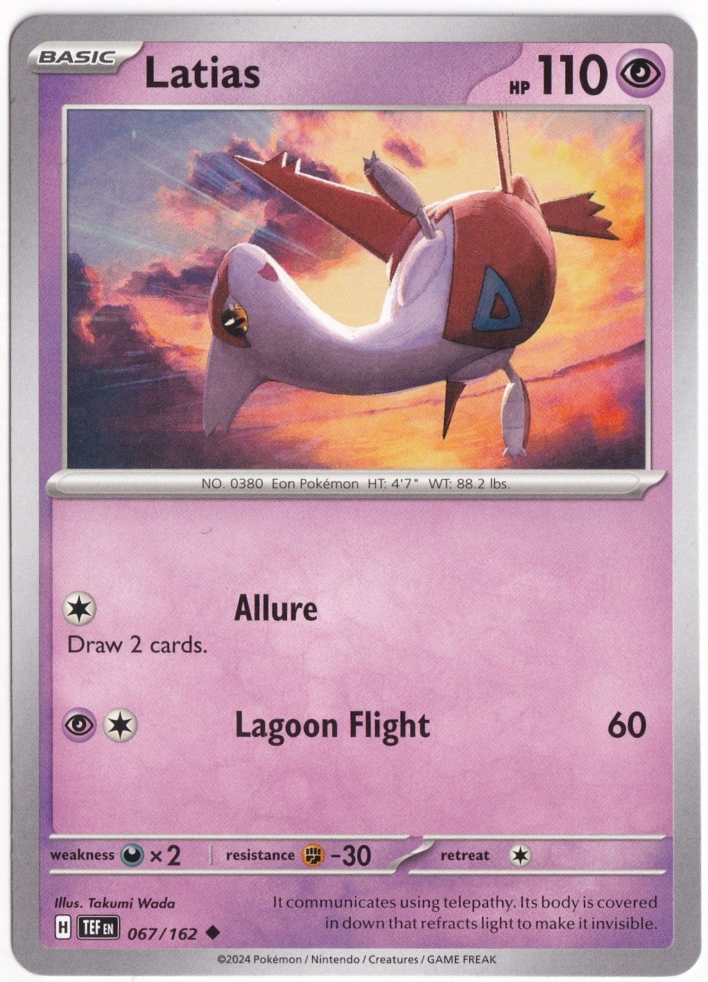 Temporal ForcesLatias 067/162 - Temporal Forces - Pokemon Kartı (Mint)