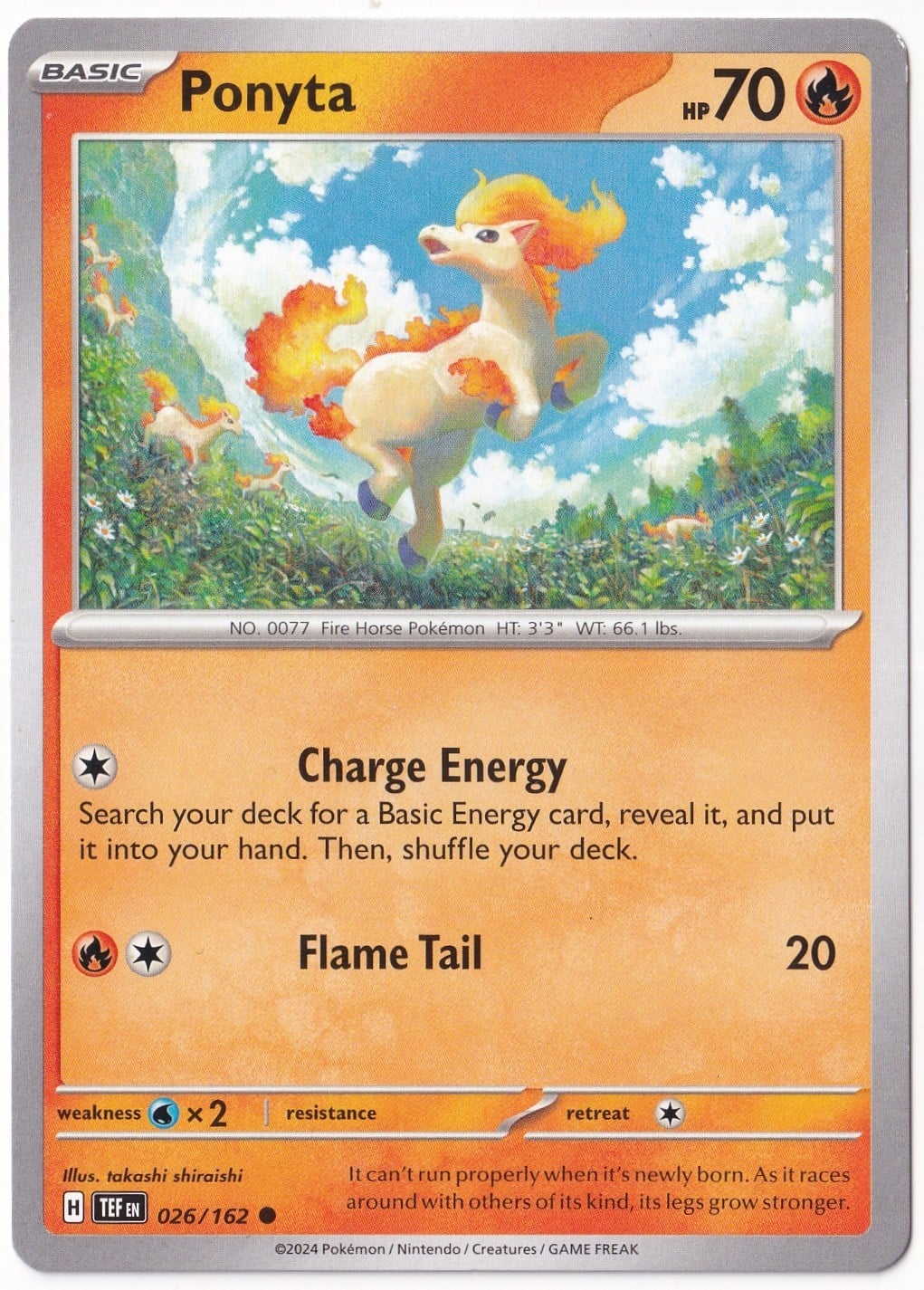 Temporal ForcesPonyta 026/162 - Temporal Forces - Pokemon Kartı (Mint)