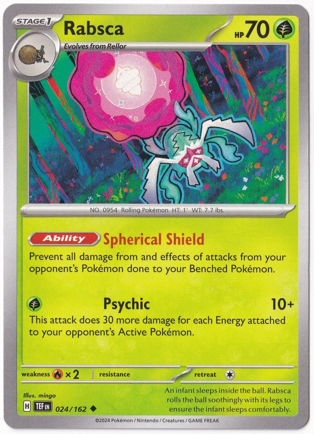 Temporal ForcesRabsca 024/162 - Temporal Forces - Pokemon Kartı (Mint)