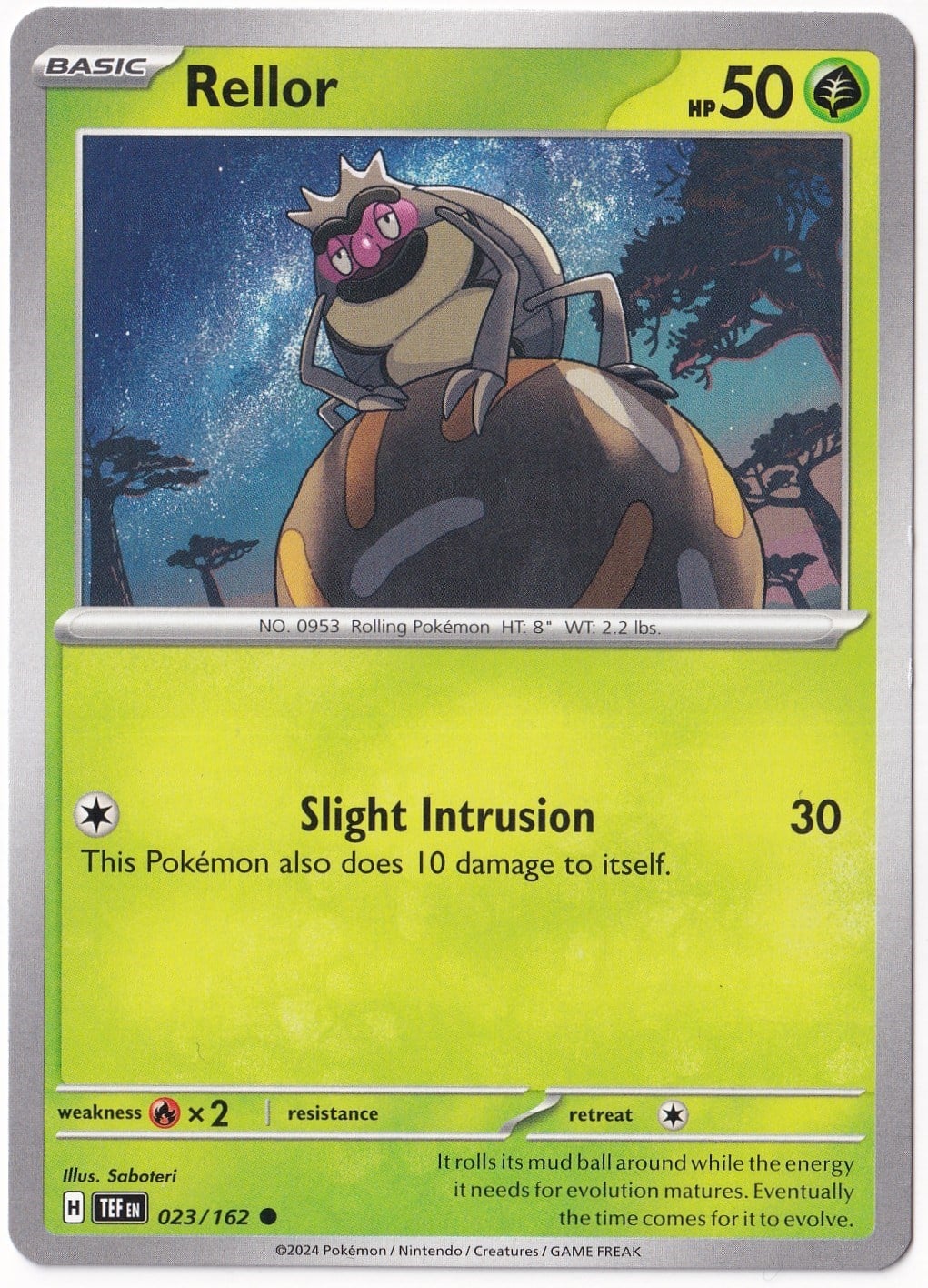 Temporal ForcesRellor 023/162 - Temporal Forces - Pokemon Kartı (Mint)