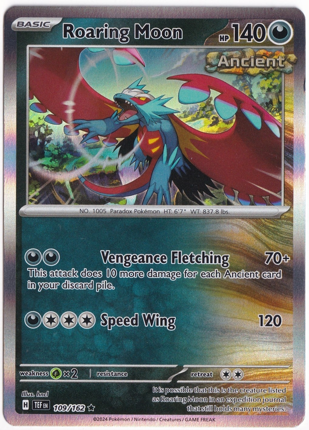 Temporal ForcesRoaring Moon 109/162 - Temporal Forces - Pokemon Kartı (Mint)
