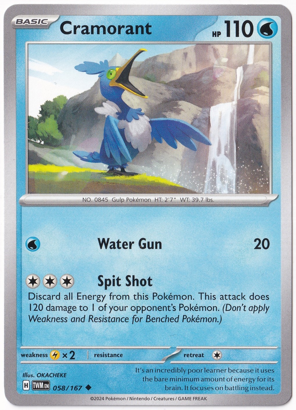 Twilight MasqueradeCramorant 058/167 - Twilight Masquerade - Pokemon Kartı (Mint)