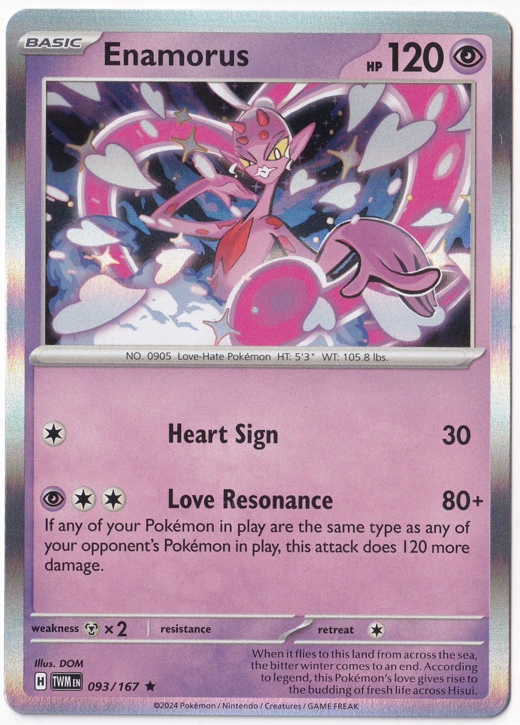 Twilight MasqueradeEnamorus 093/167 - Twilight Masquerade - Pokemon Kartı (Mint)