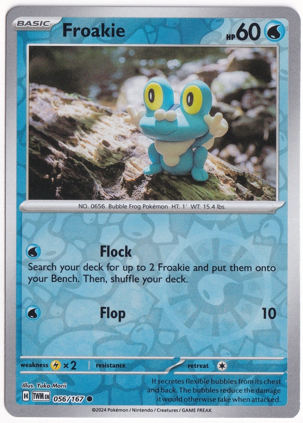 Twilight MasqueradeFroakie [Reverse Holo] 056/167 - Twilight Masquerade - Pokemon Kartı (Mint)