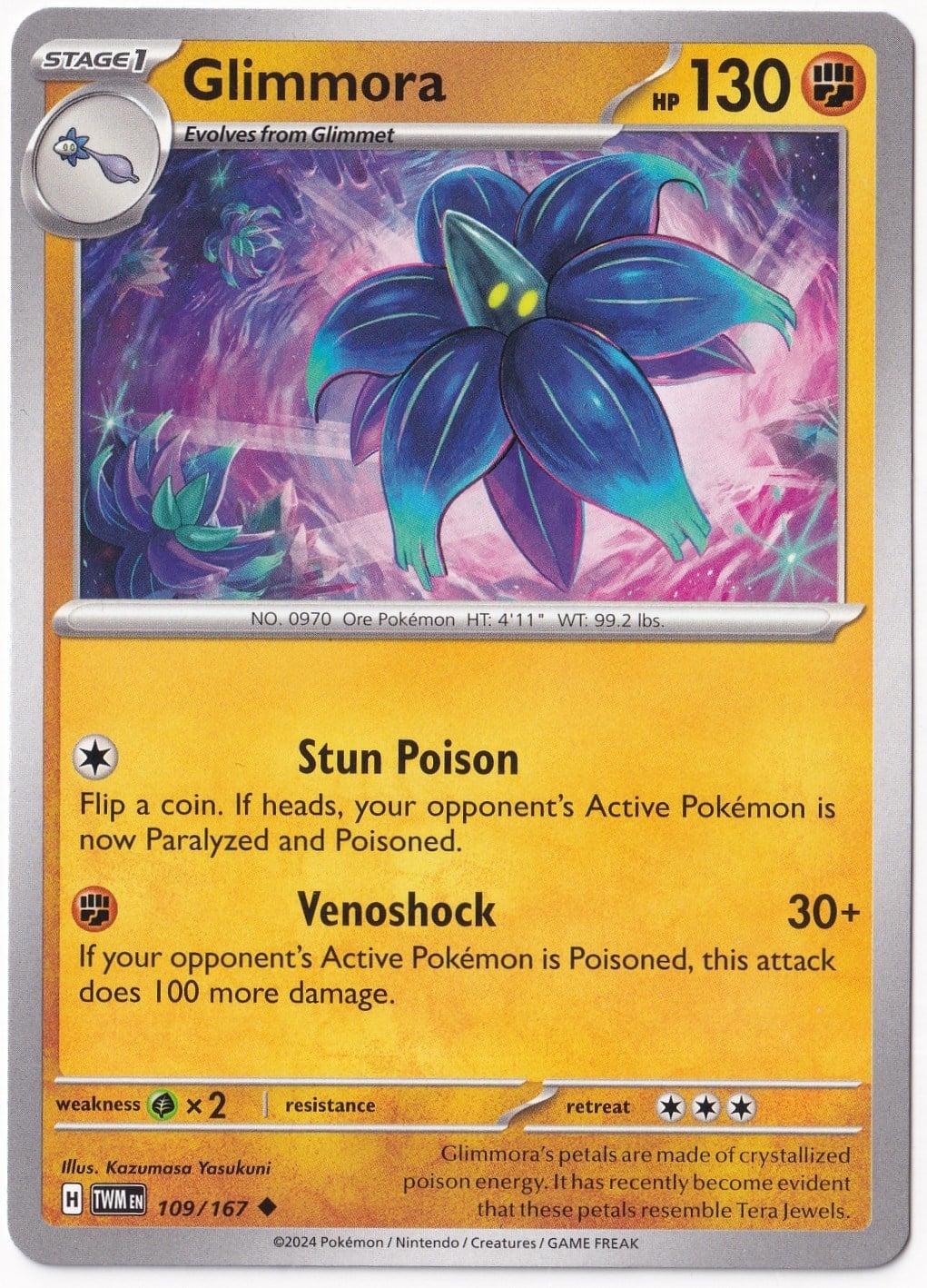 Twilight MasqueradeGlimmora 109/167 - Twilight Masquerade - Pokemon Kartı (Mint)