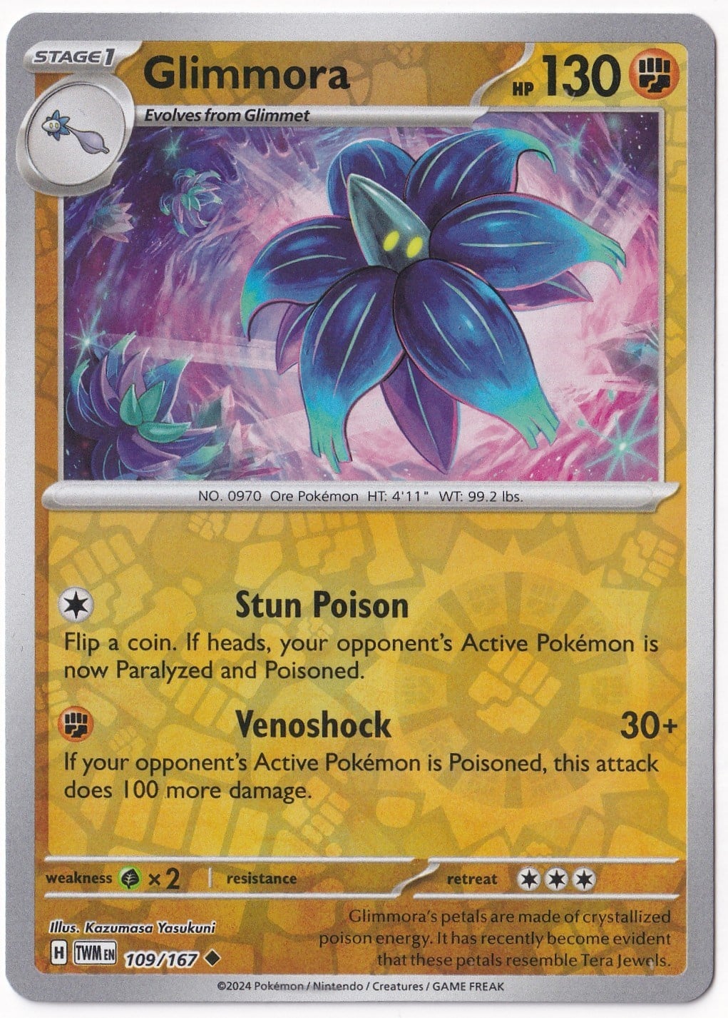 Twilight MasqueradeGlimmora [Reverse Holo] 109/167 - Twilight Masquerade - Pokemon Kartı (Mint)