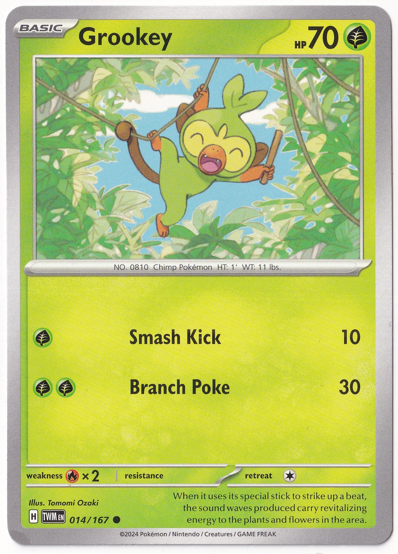Twilight MasqueradeGrookey 014/167 - Twilight Masquerade - Pokemon Kartı (Mint)